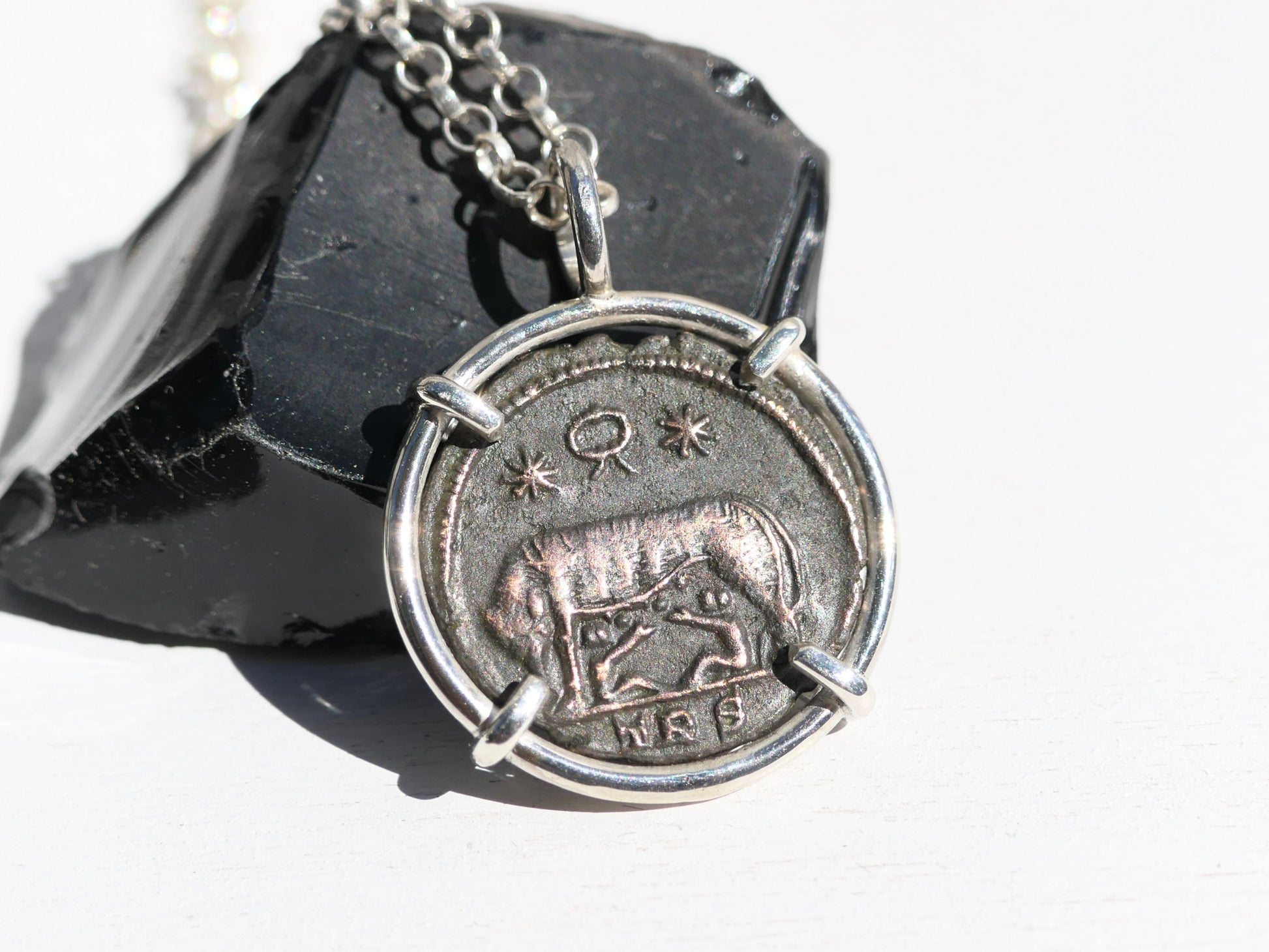 Urbs roma coin ancient coin jewelry