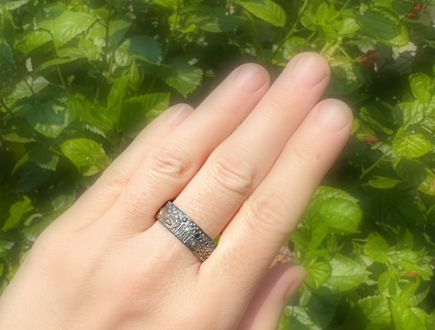 men's tree of life ring