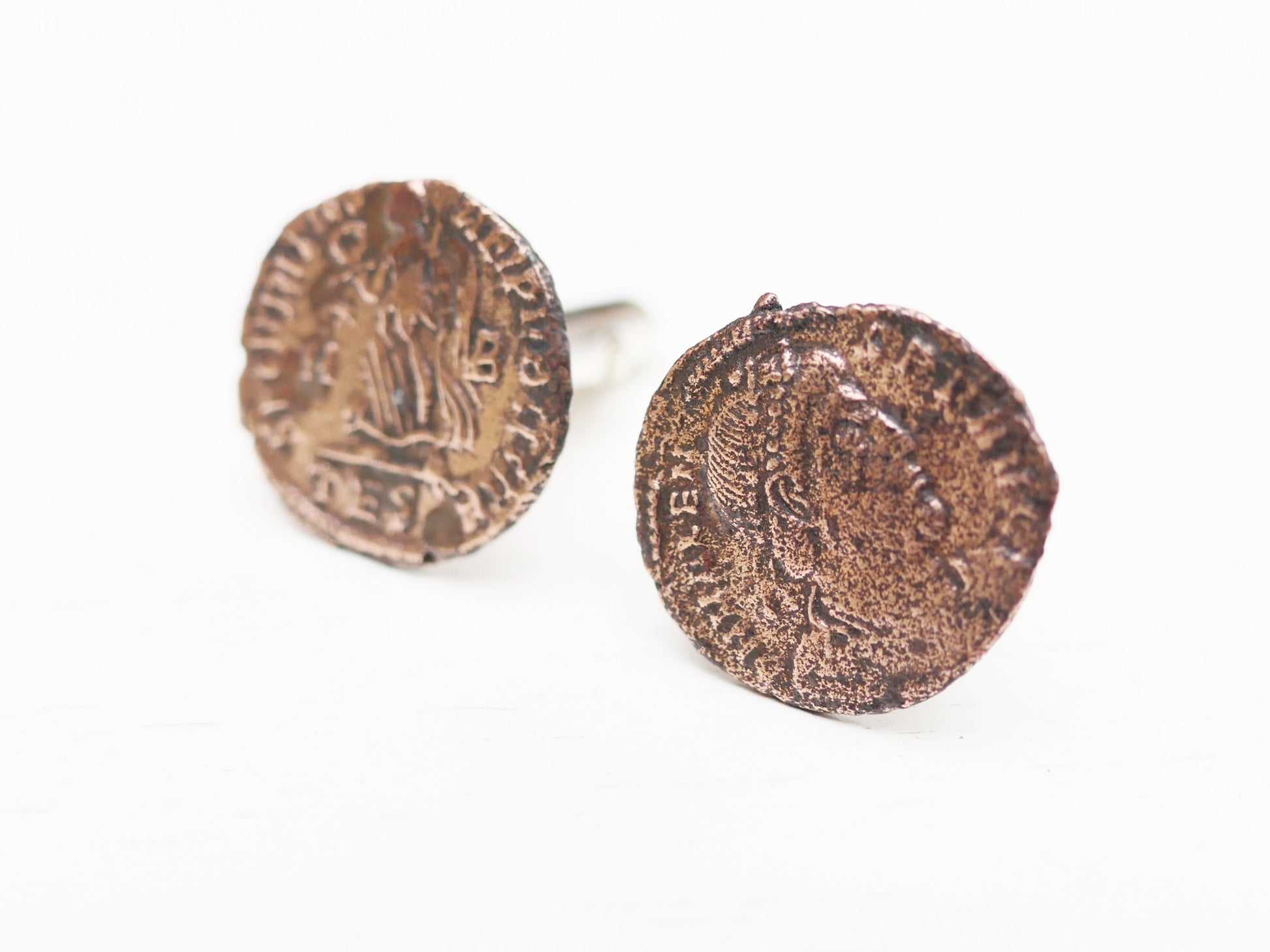 Roman Empire bronze cufflinks
