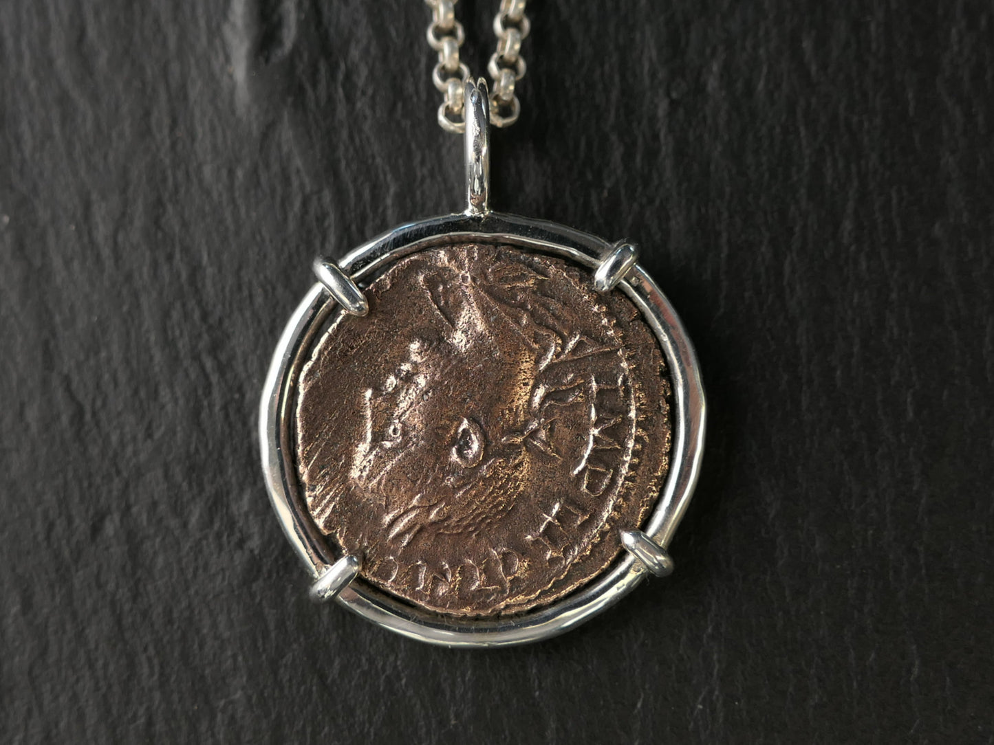 Roman Empire she-wolf coin