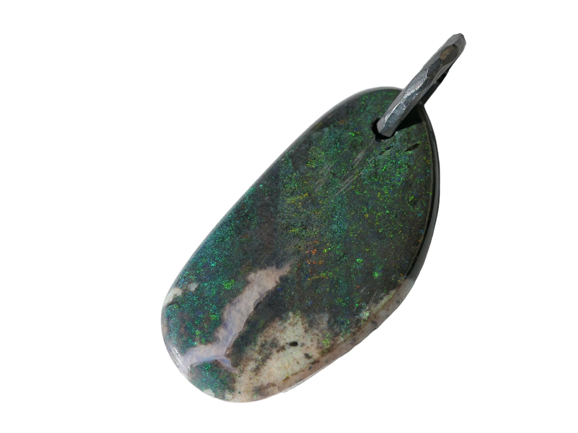 Andamooka opal necklace