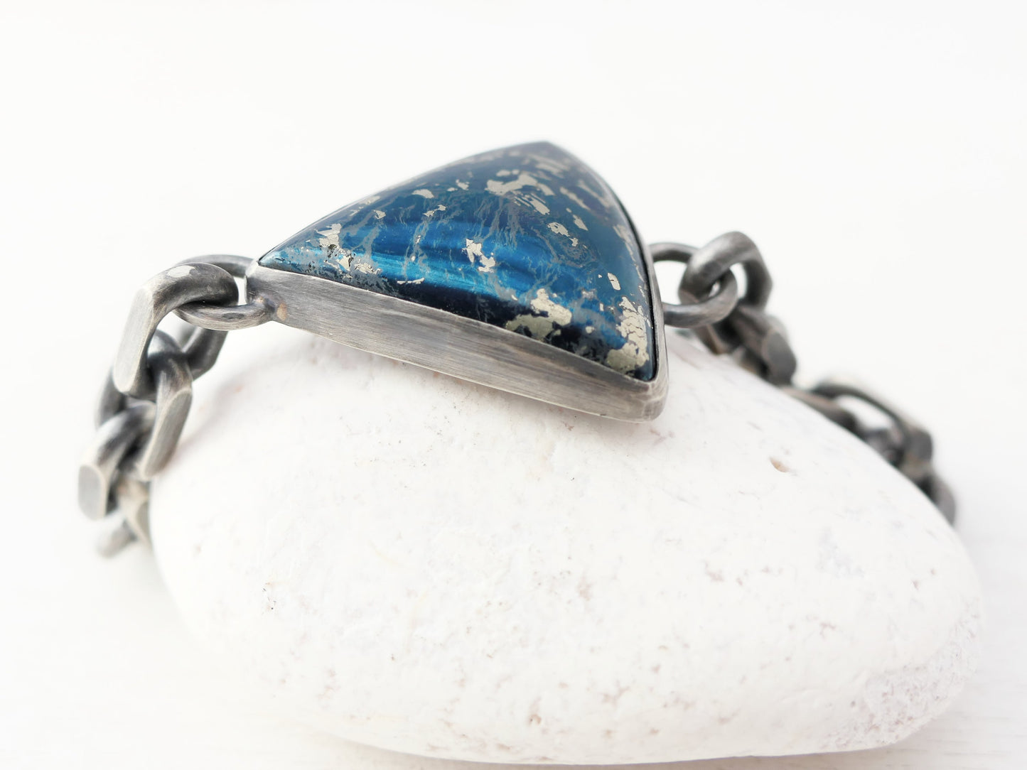 Large Blue and Gold Montana Covellite Gemstone