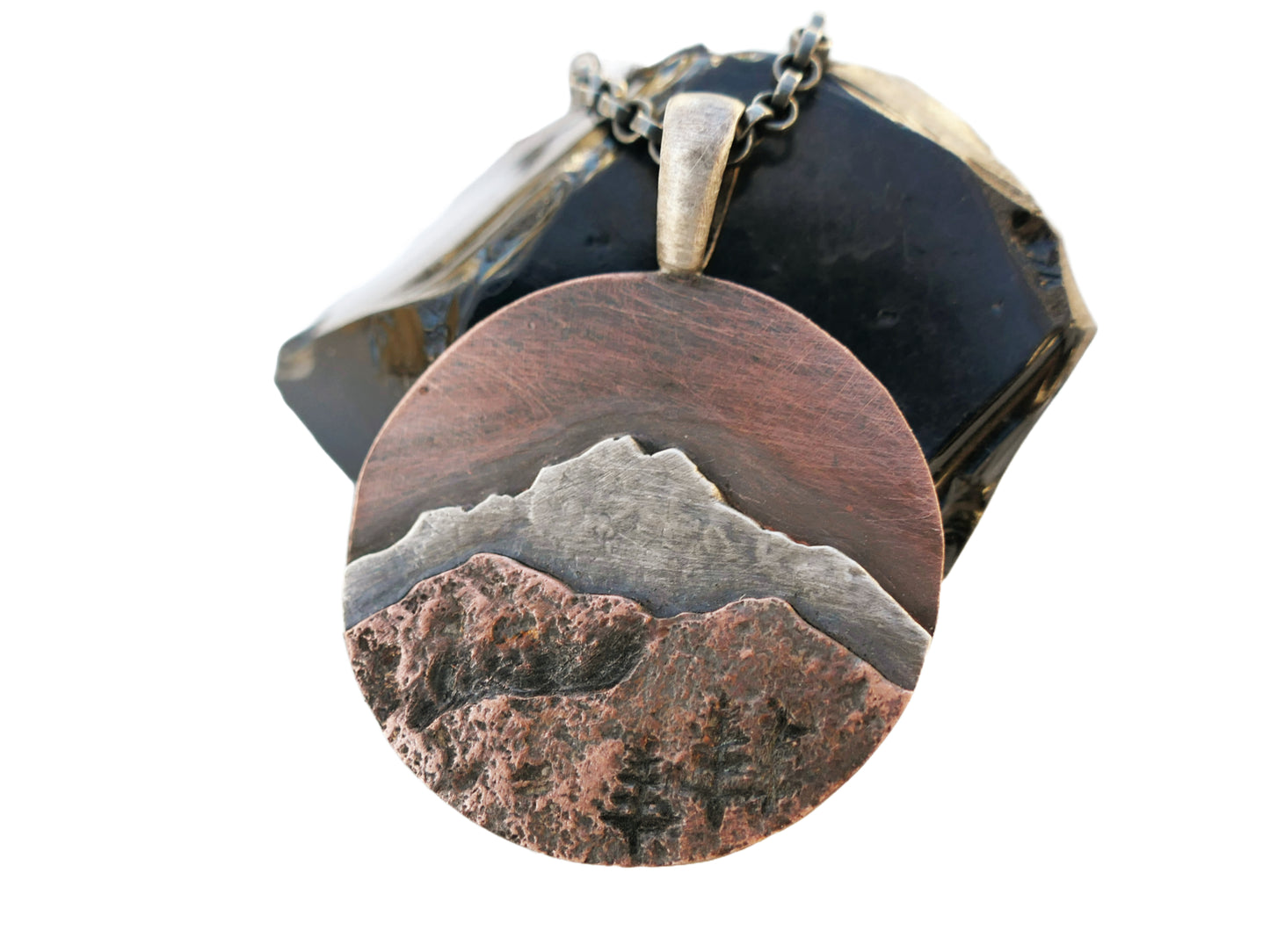 mountain range pendant