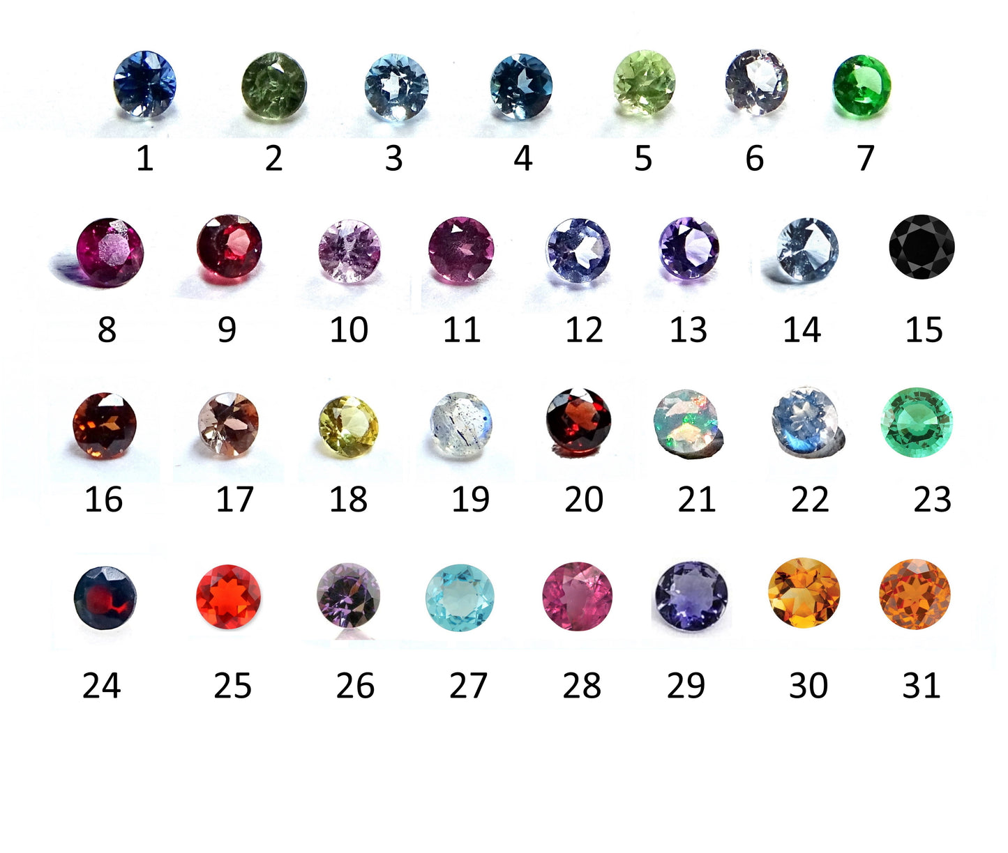 rustic silver ring, available gemstones