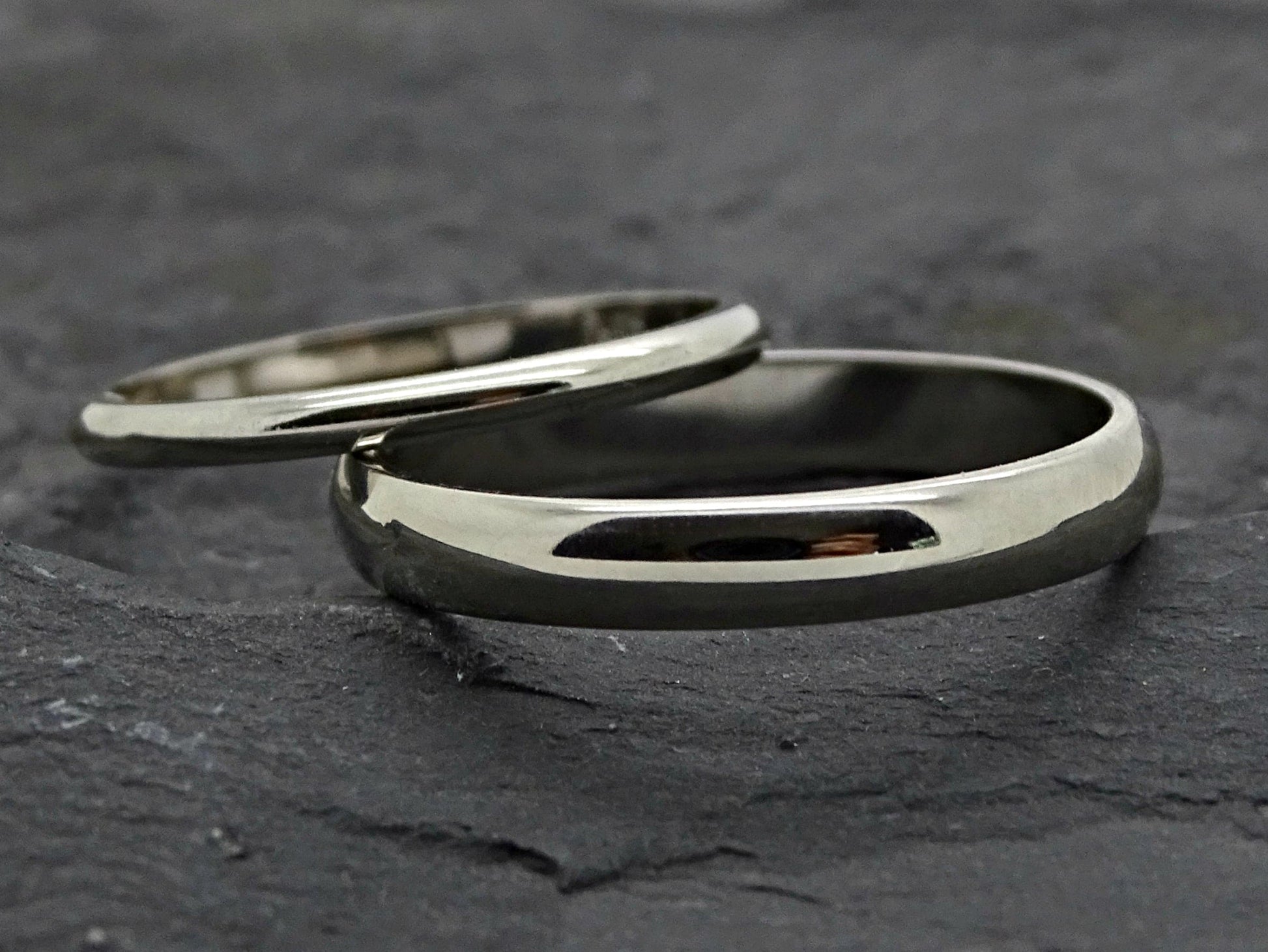 platinum wedding ring set