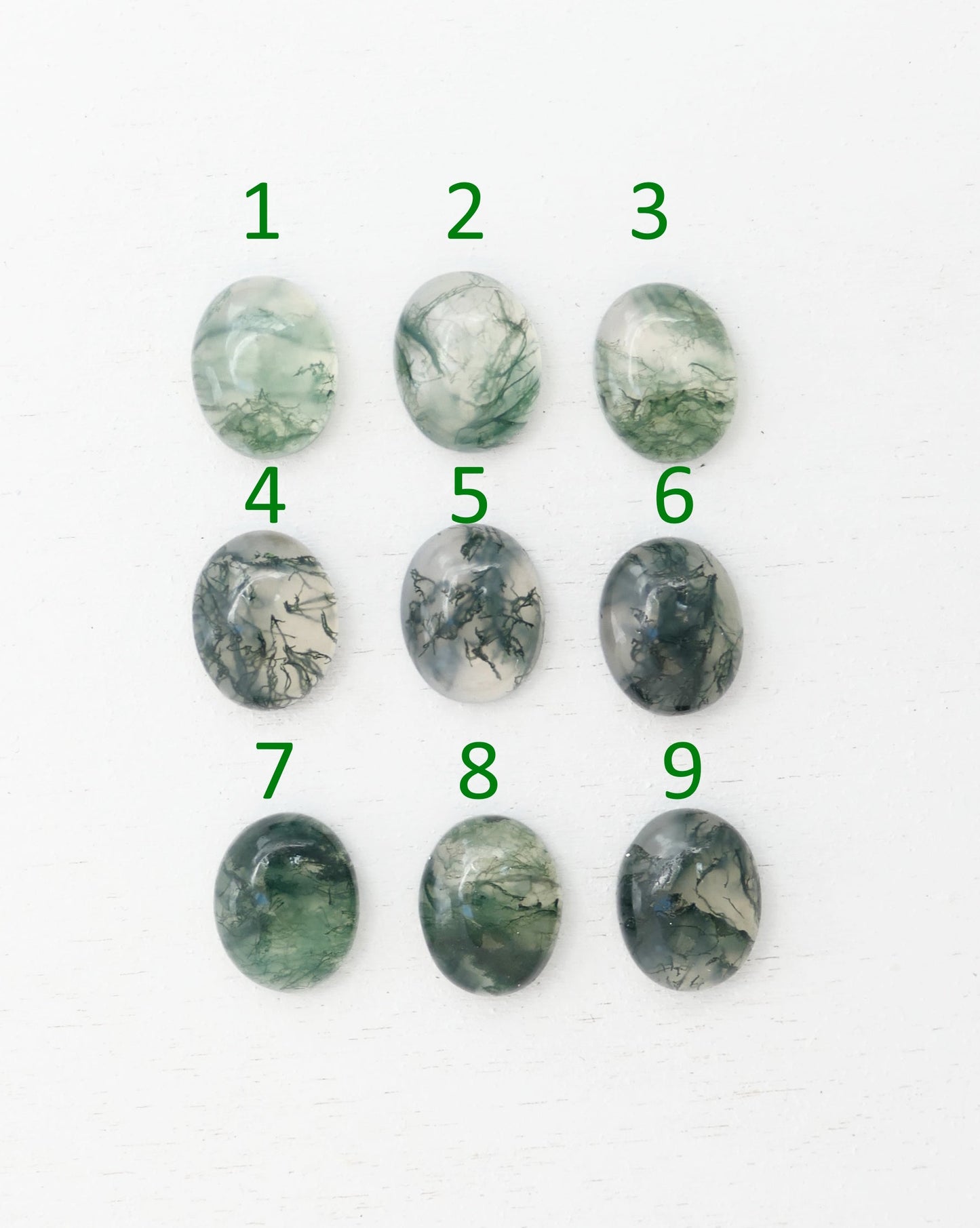 moss agate ring silver Virgo Zodiac ring