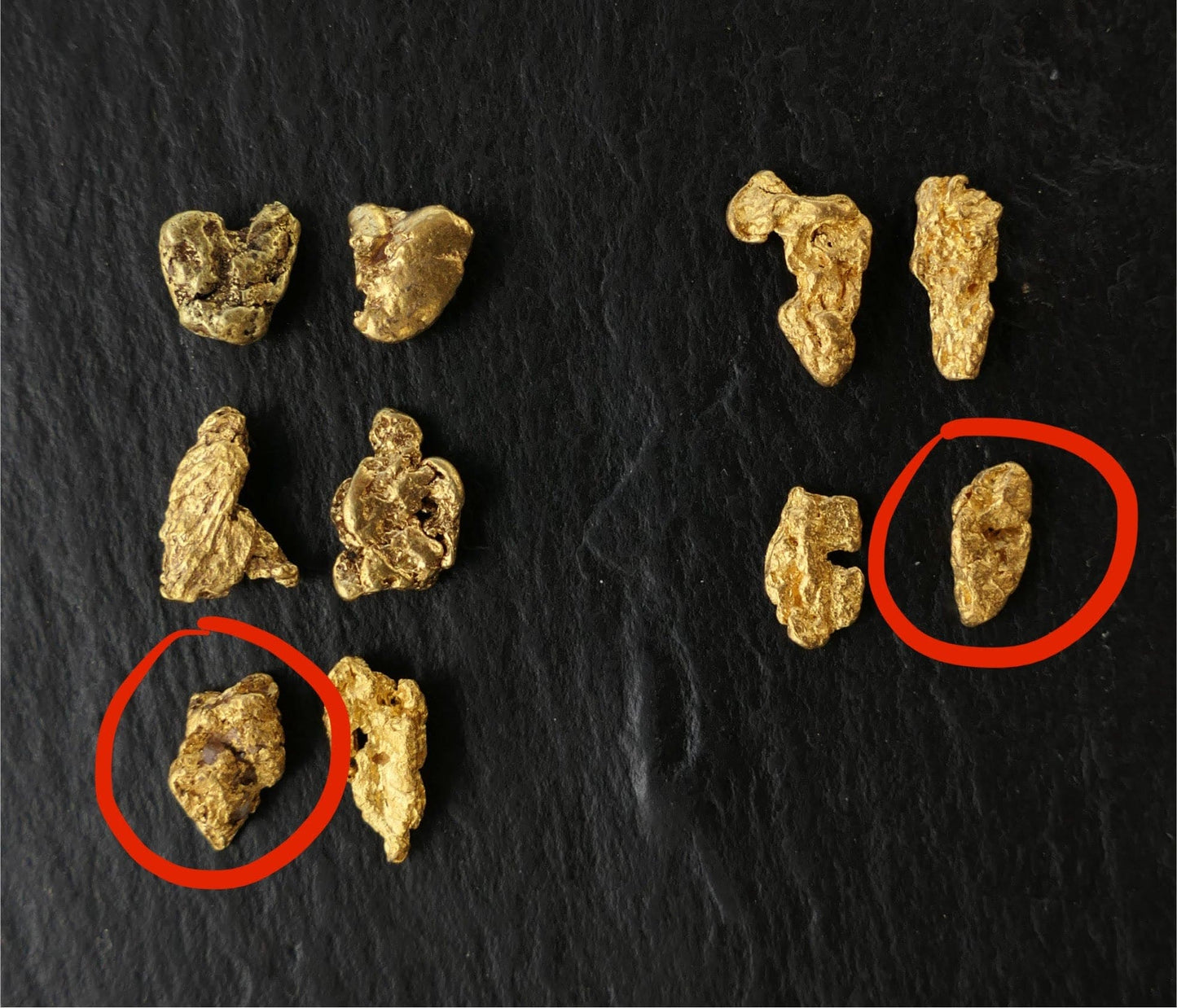 individueller Goldnugget-Ring