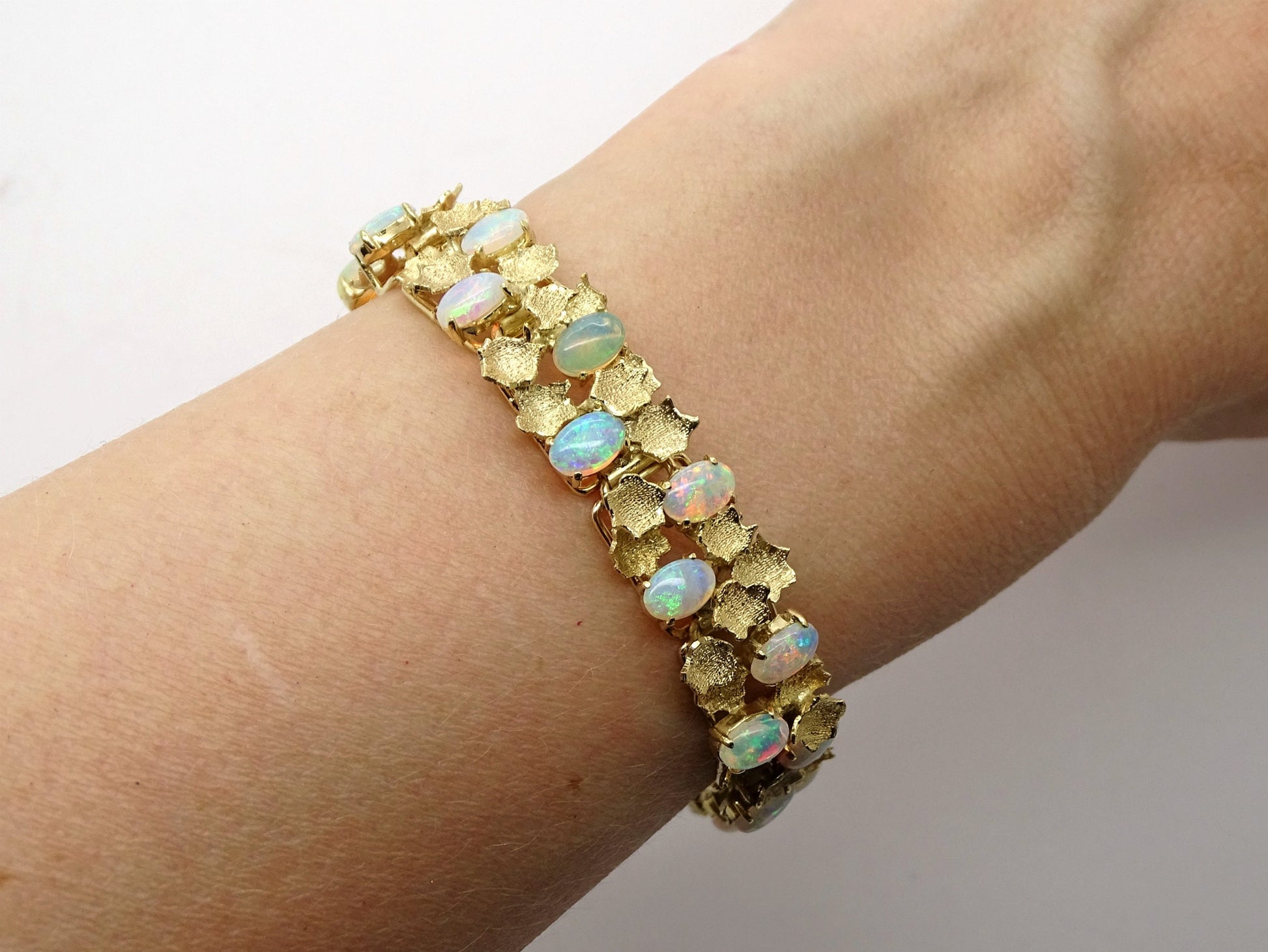 opal bracelet gold for women