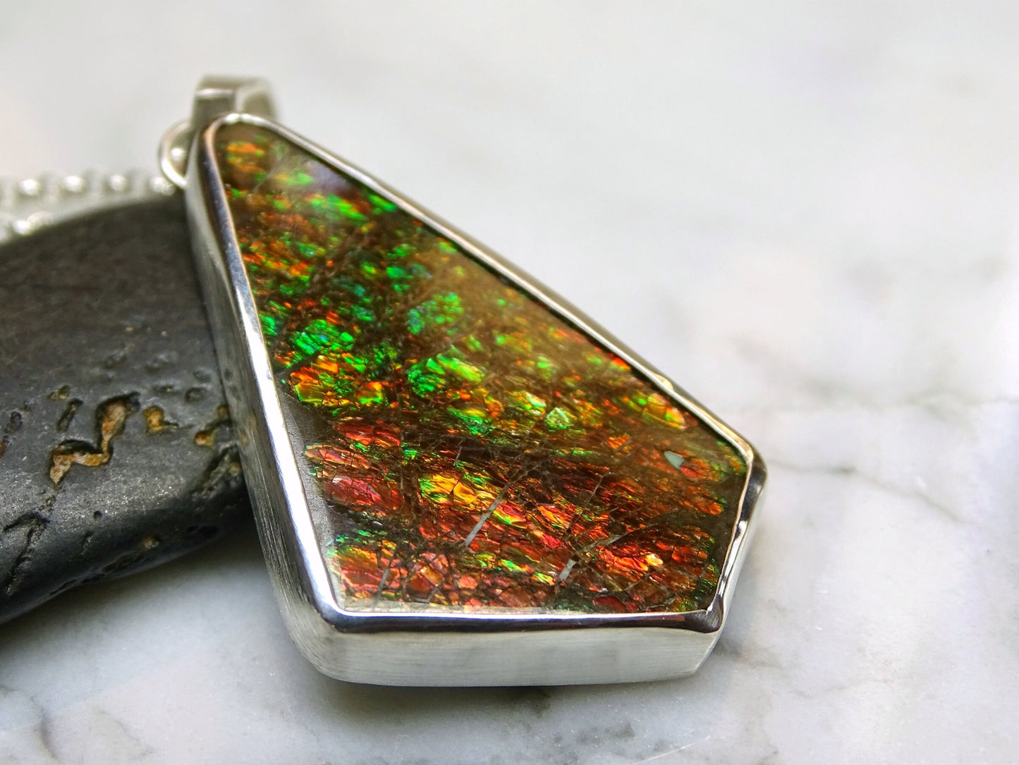 Ammolite jewelry
