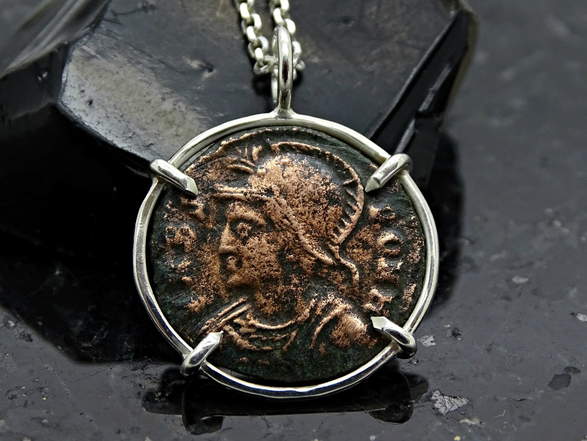 real Capitoline she-wolf coin