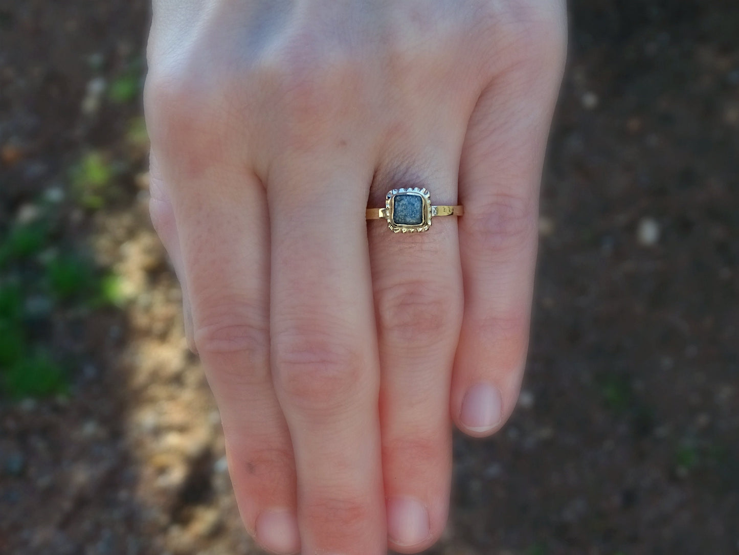 yellow gold diamond ring, engagement ring