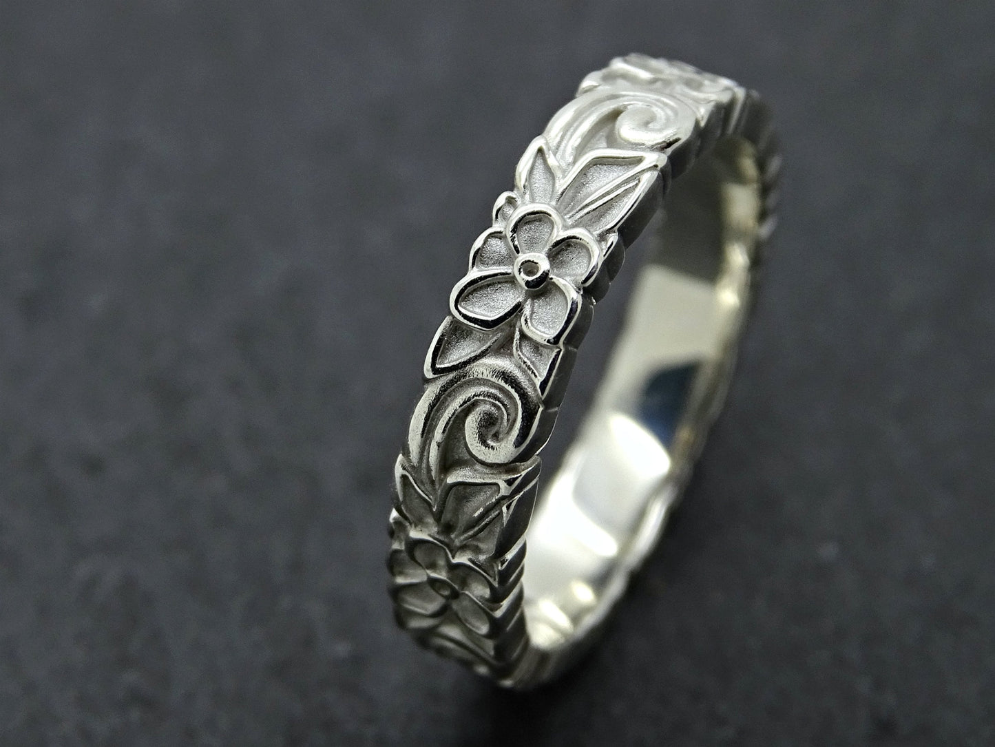 flower wedding ring