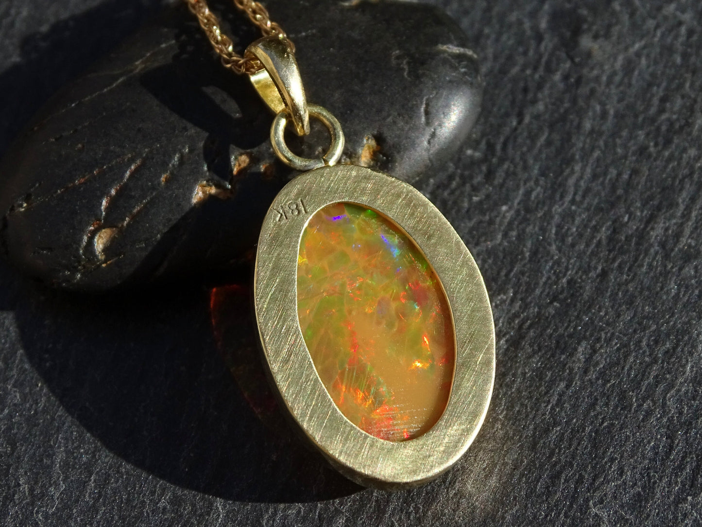 welo opal necklace