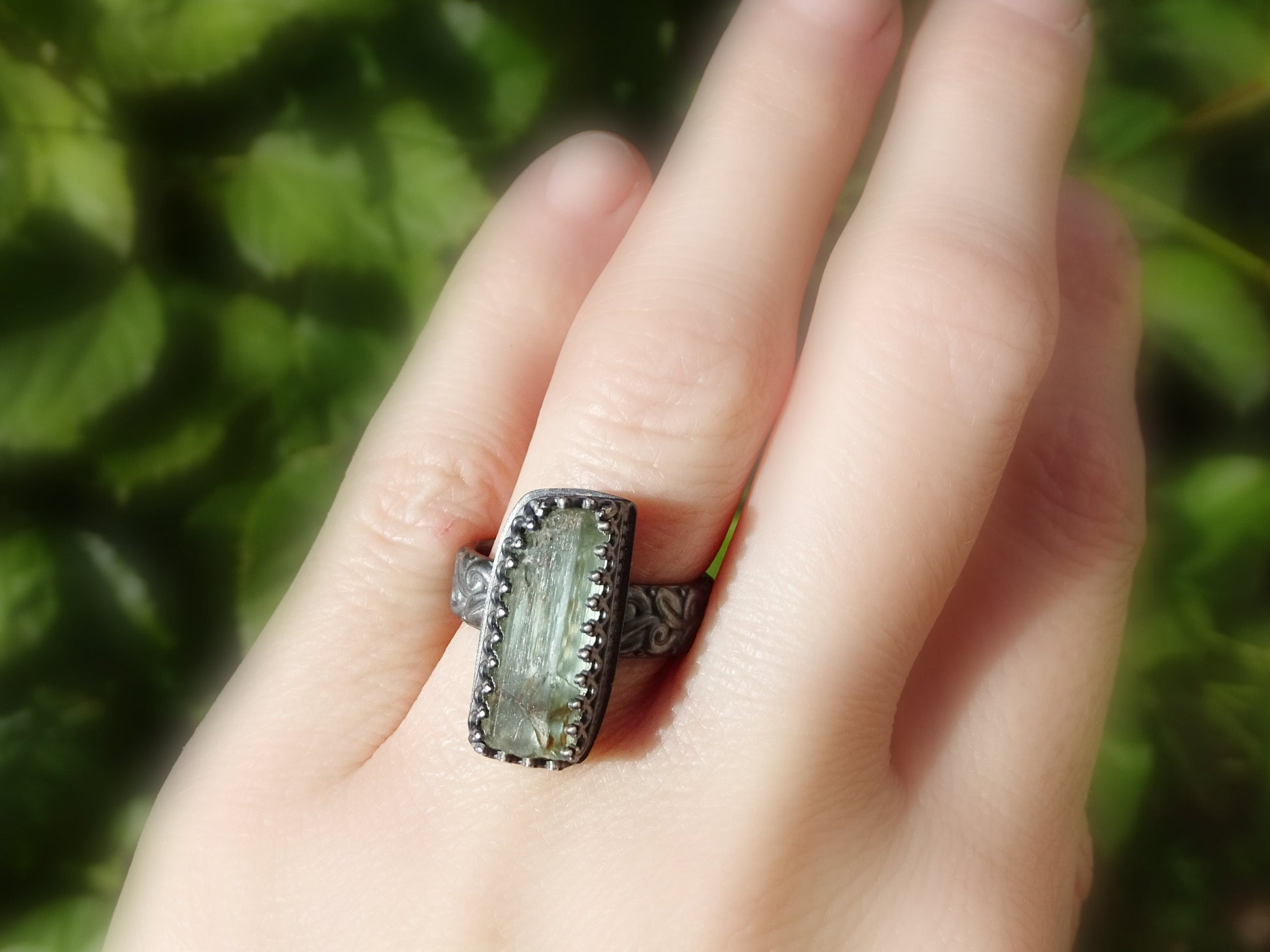 aquamarine engagement ring