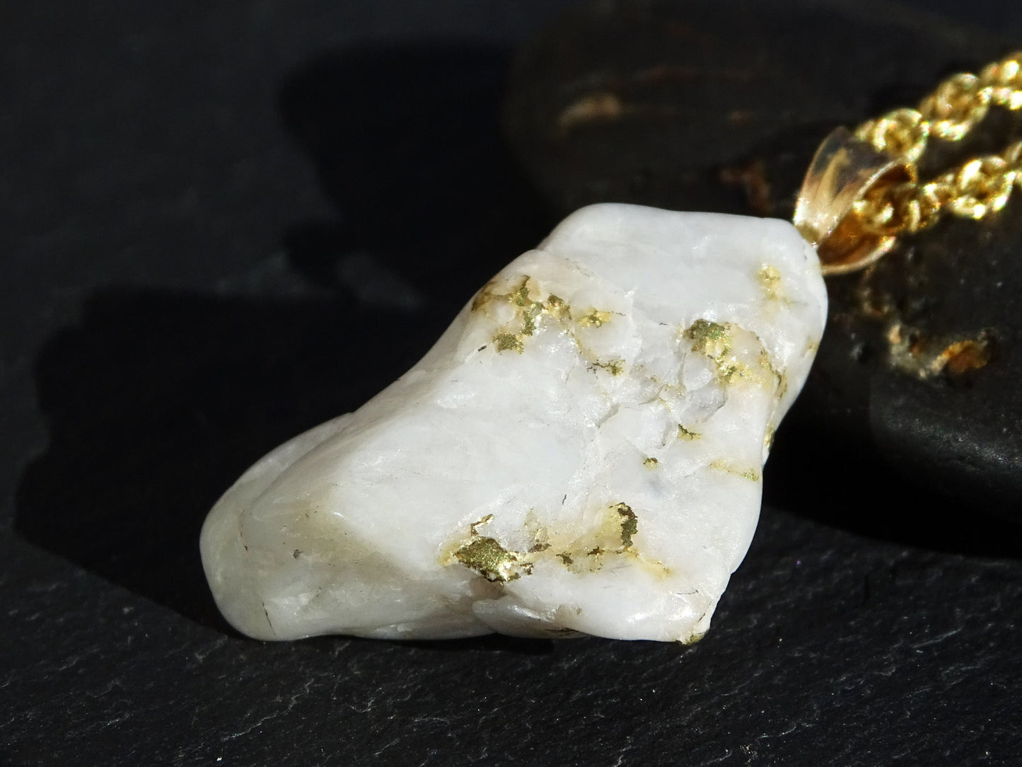 California gold pendant