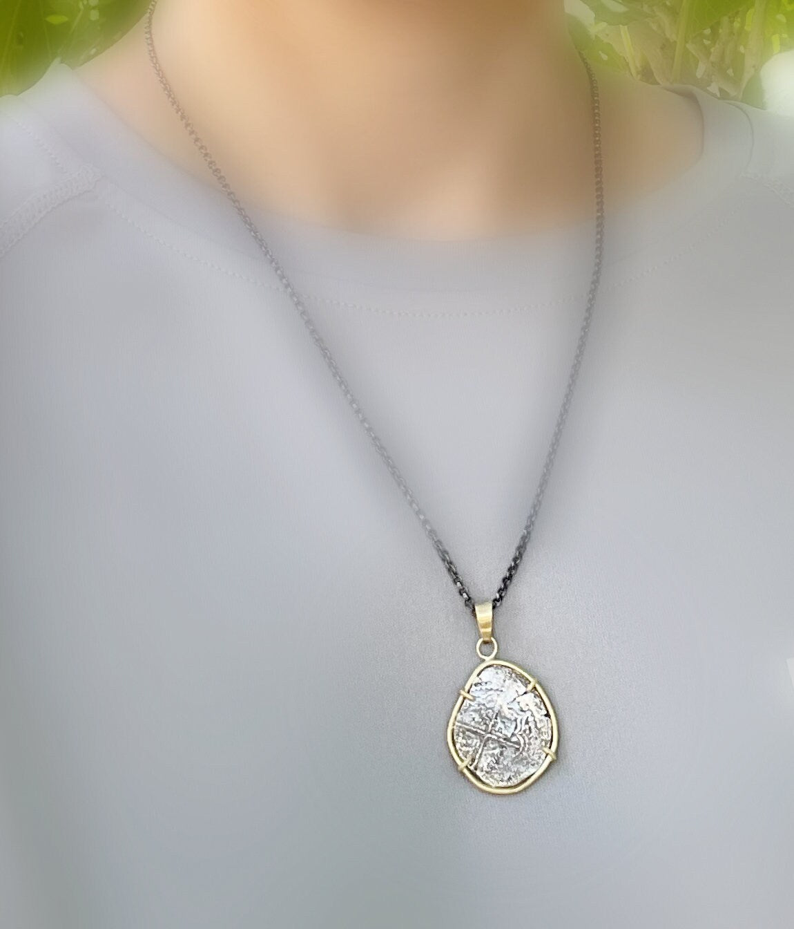 2 Reales Atocha shipwreck coin pendant