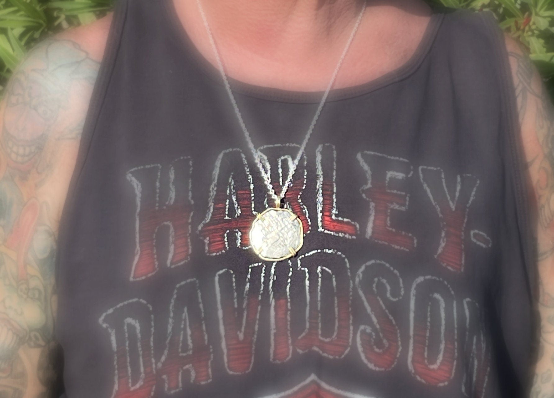 genuine Atocha shipwreck silver coin in 18k gold setting - CrazyAss Jewelry Designs