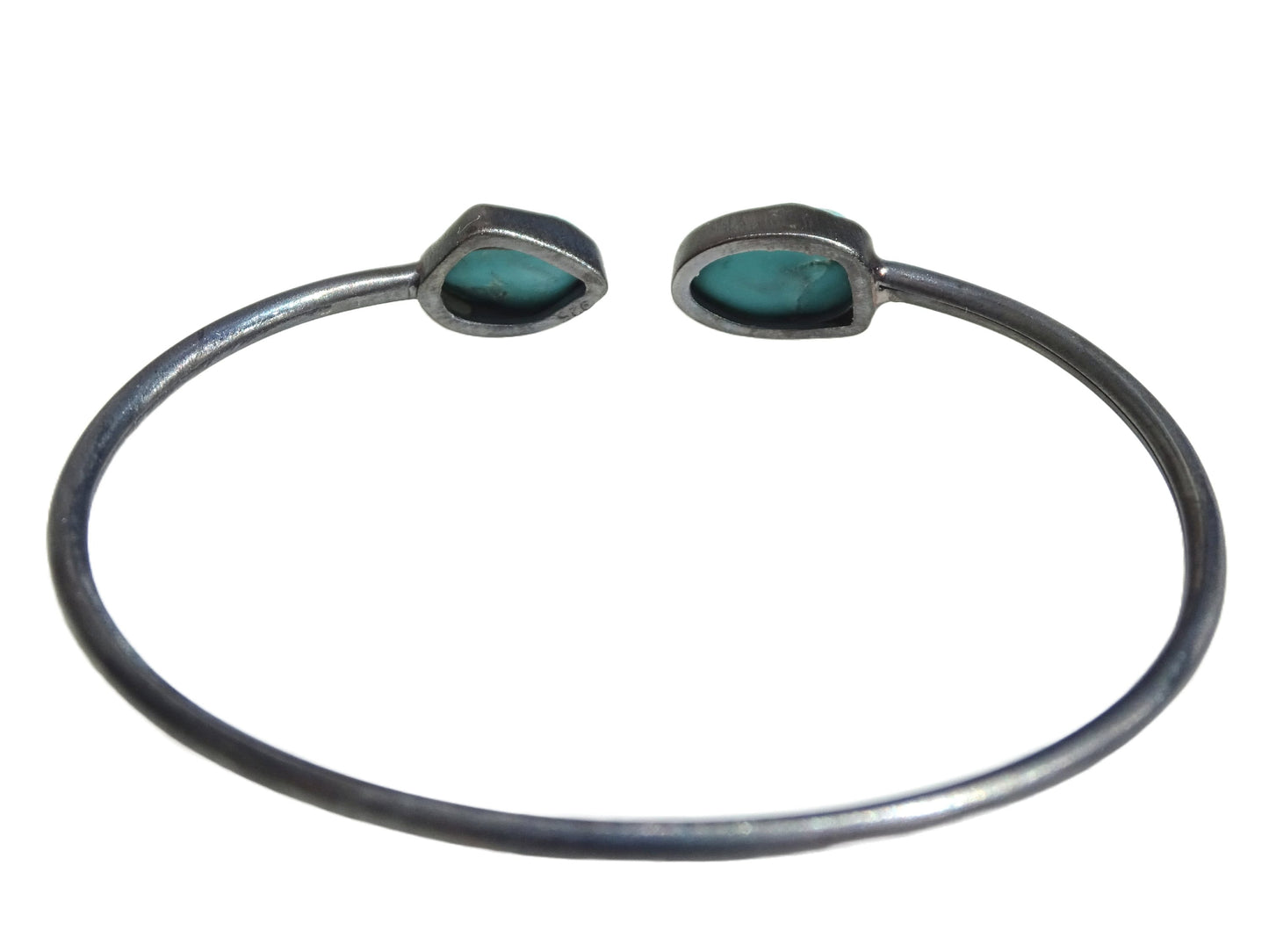 black silver turquoise bracelet
