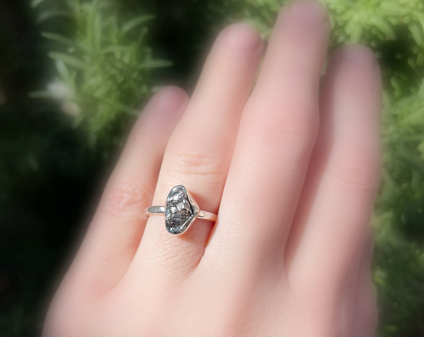 meteorite ring for women