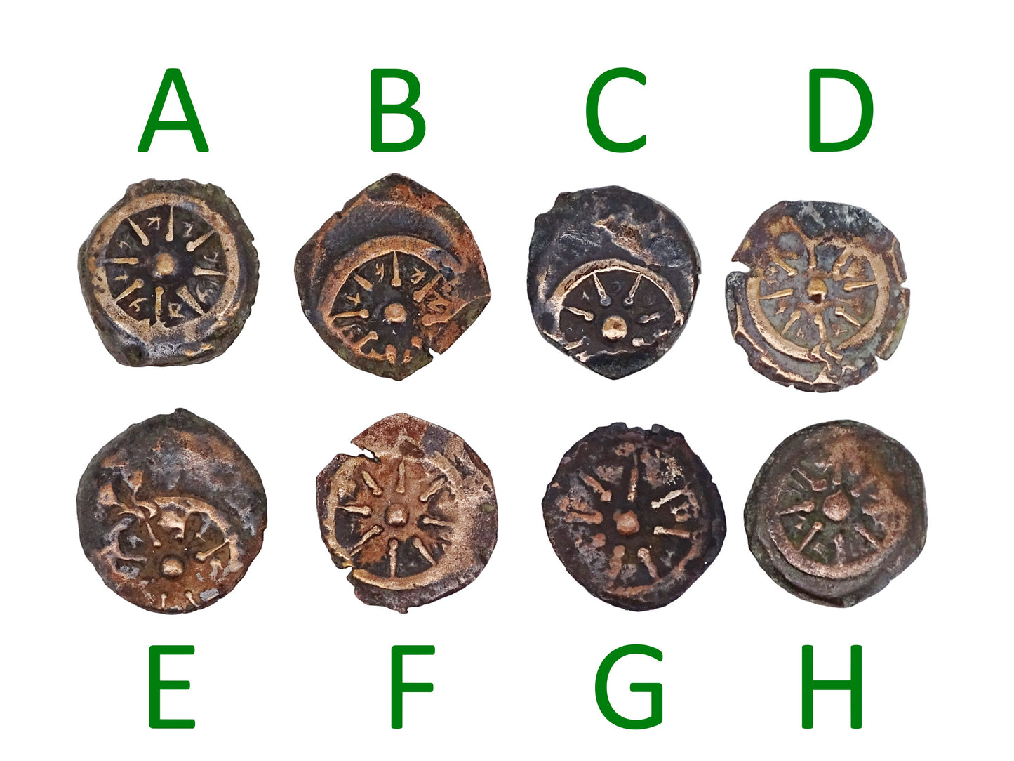 real widows mite coin pendant set in silver, small bronze coin pendant, biblical coin pendant, Judaea coin silver necklace gift for women - CrazyAss Jewelry Designs