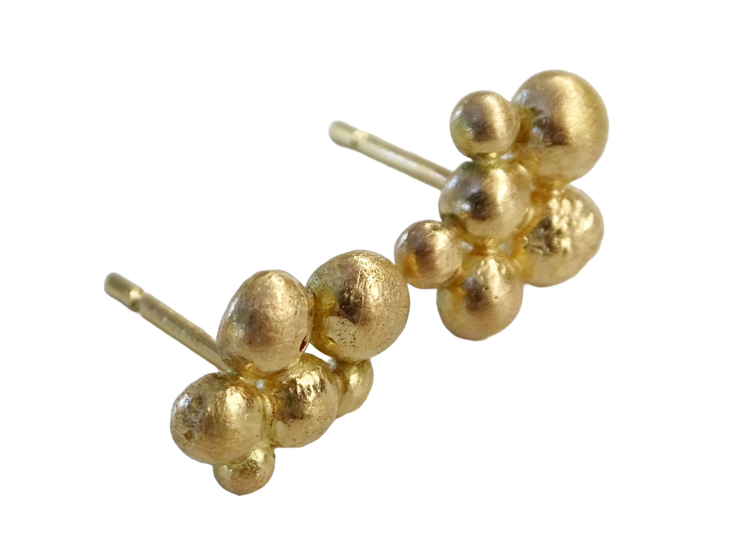 unique gold stud earrings