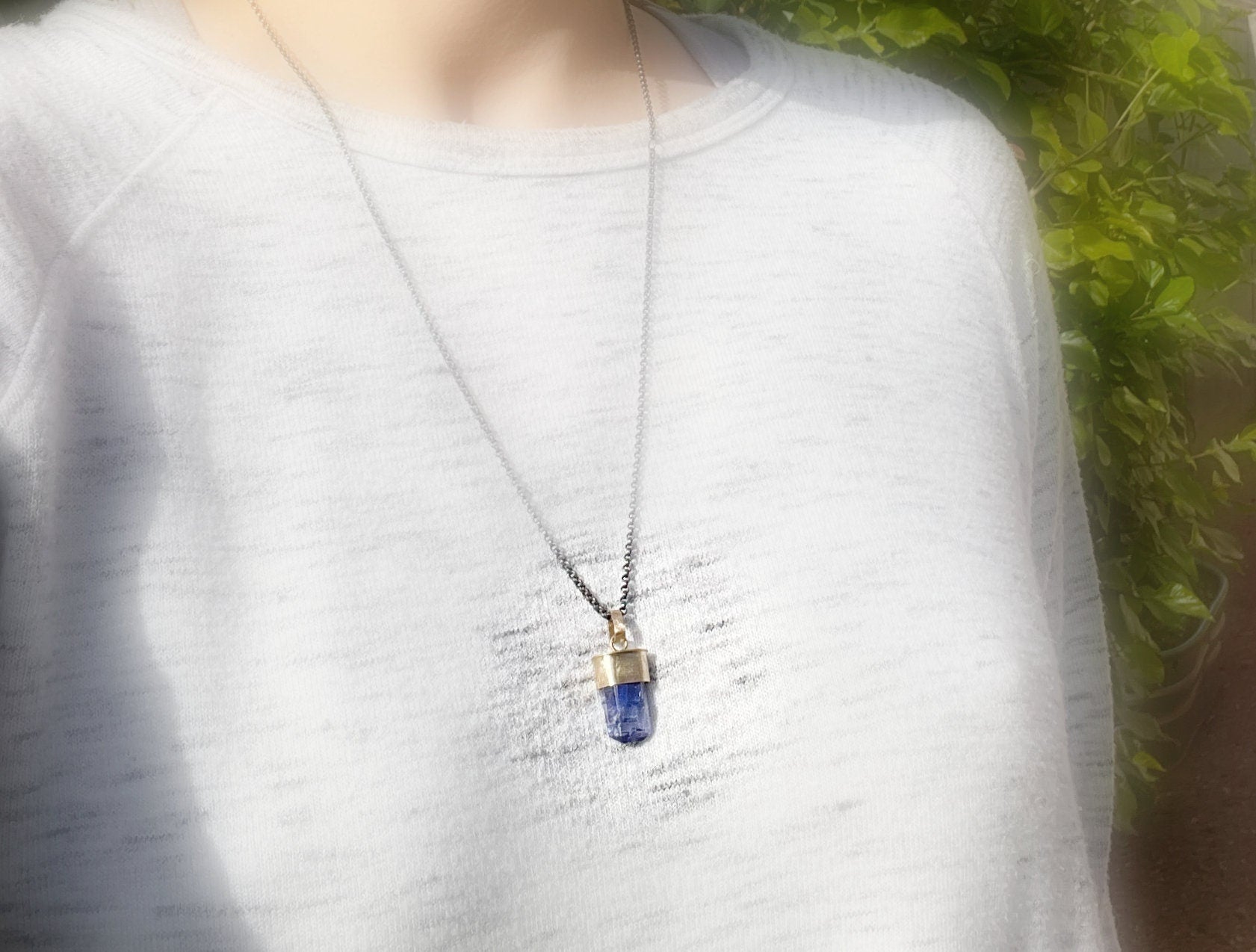 tanzanite pendant necklace