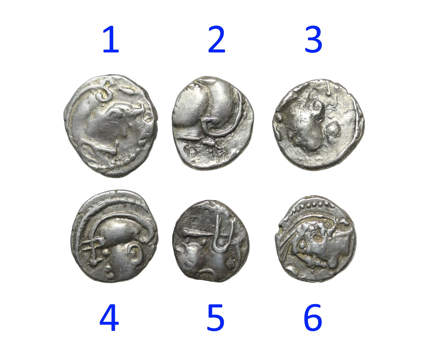 genuine silver celtic horse coin