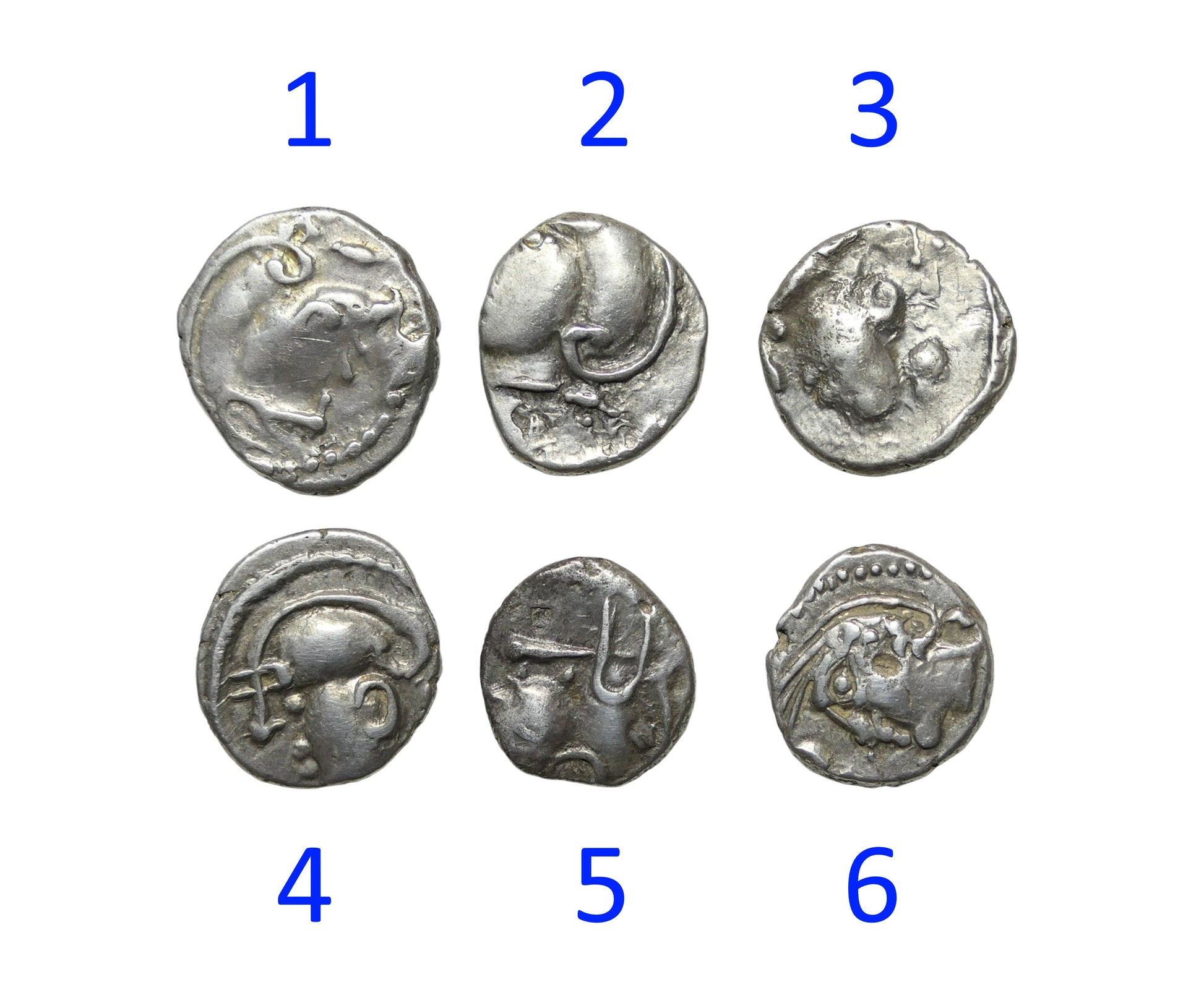 genuine silver celtic horse coin
