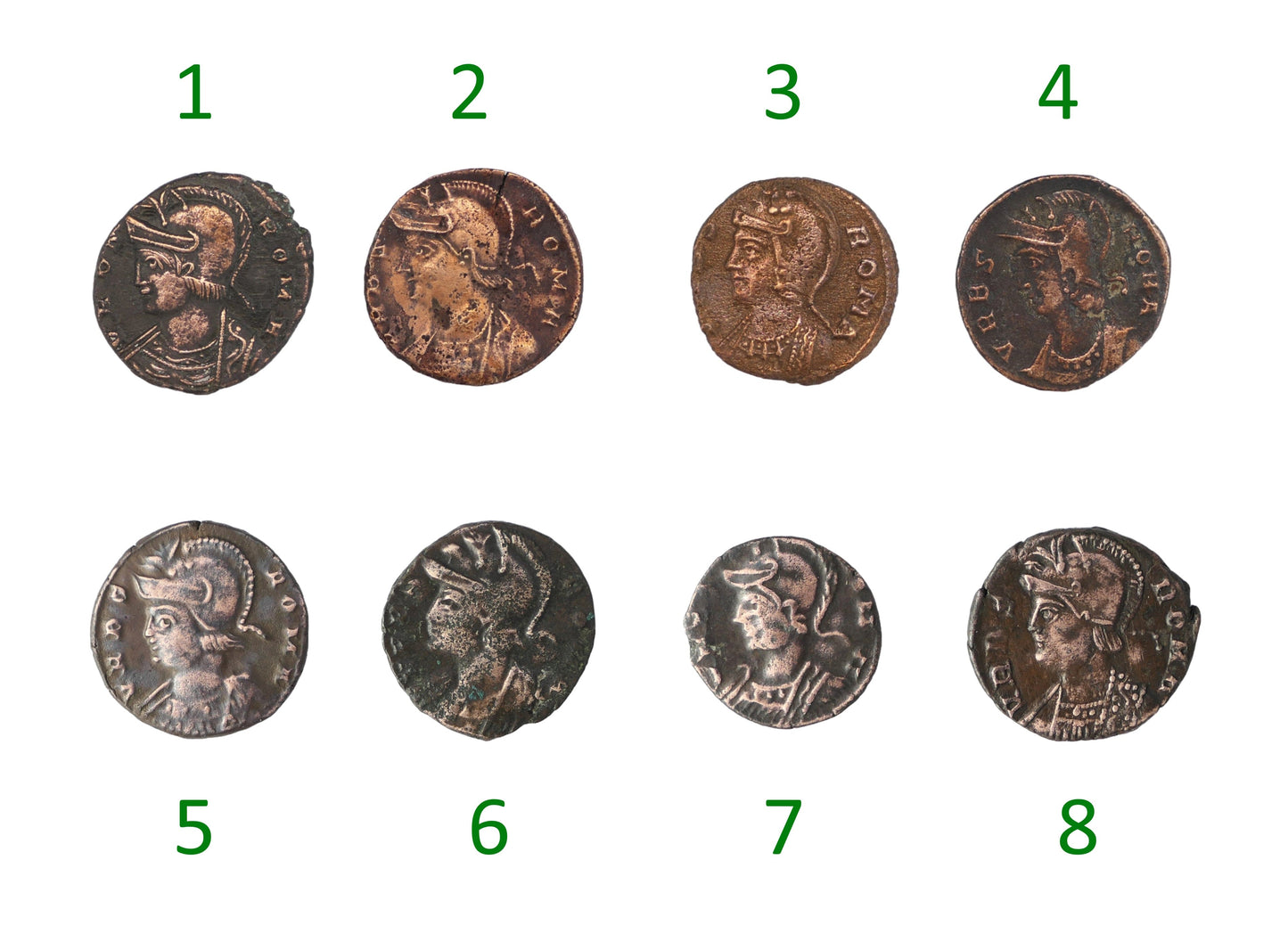 Capitoline she-wolf coin necklace, ancient Roman coin set in sterling silver