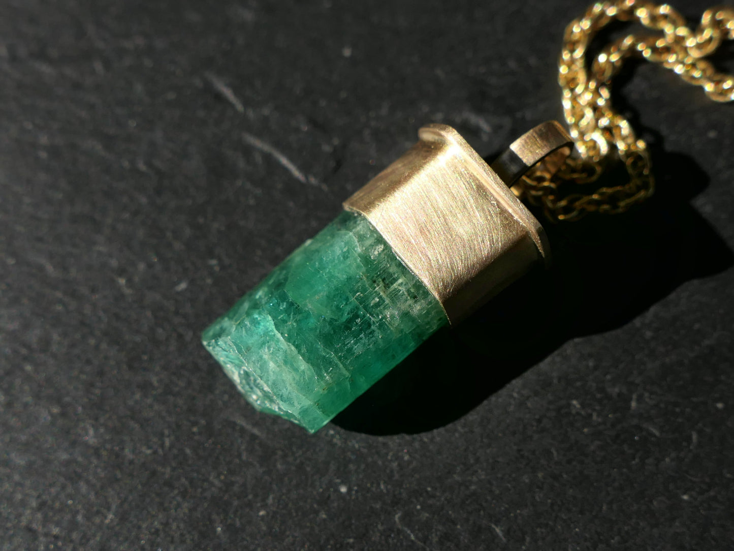 Emerald Crystal jewelry genuine gemstone charms