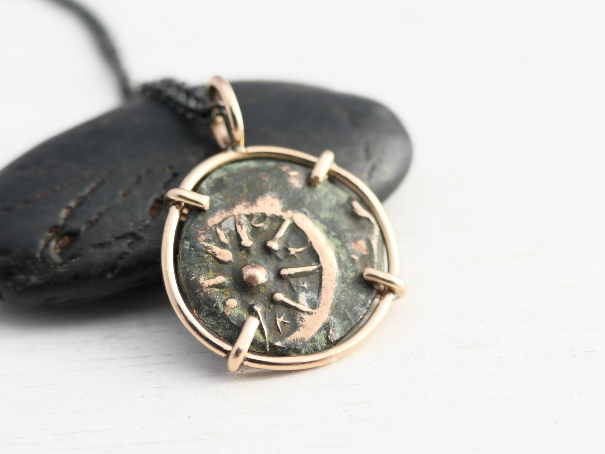 Authentic Widows Mite coin pendant charm