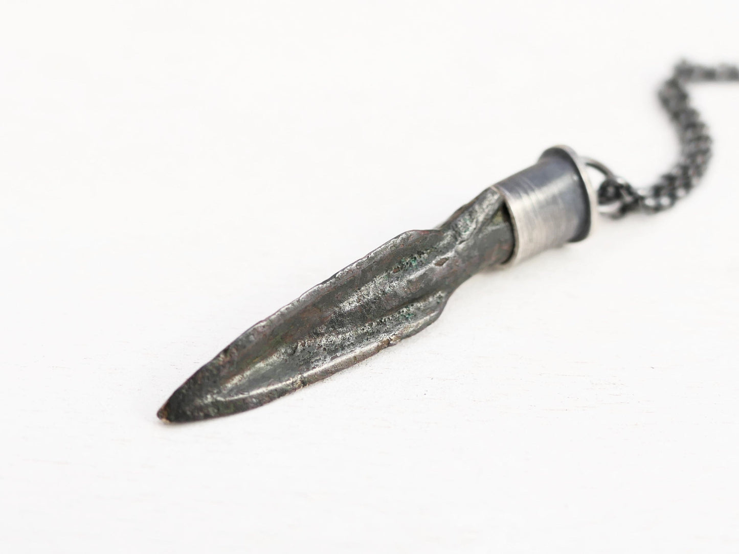 genuine Greek Bronze Arrowhead Charm