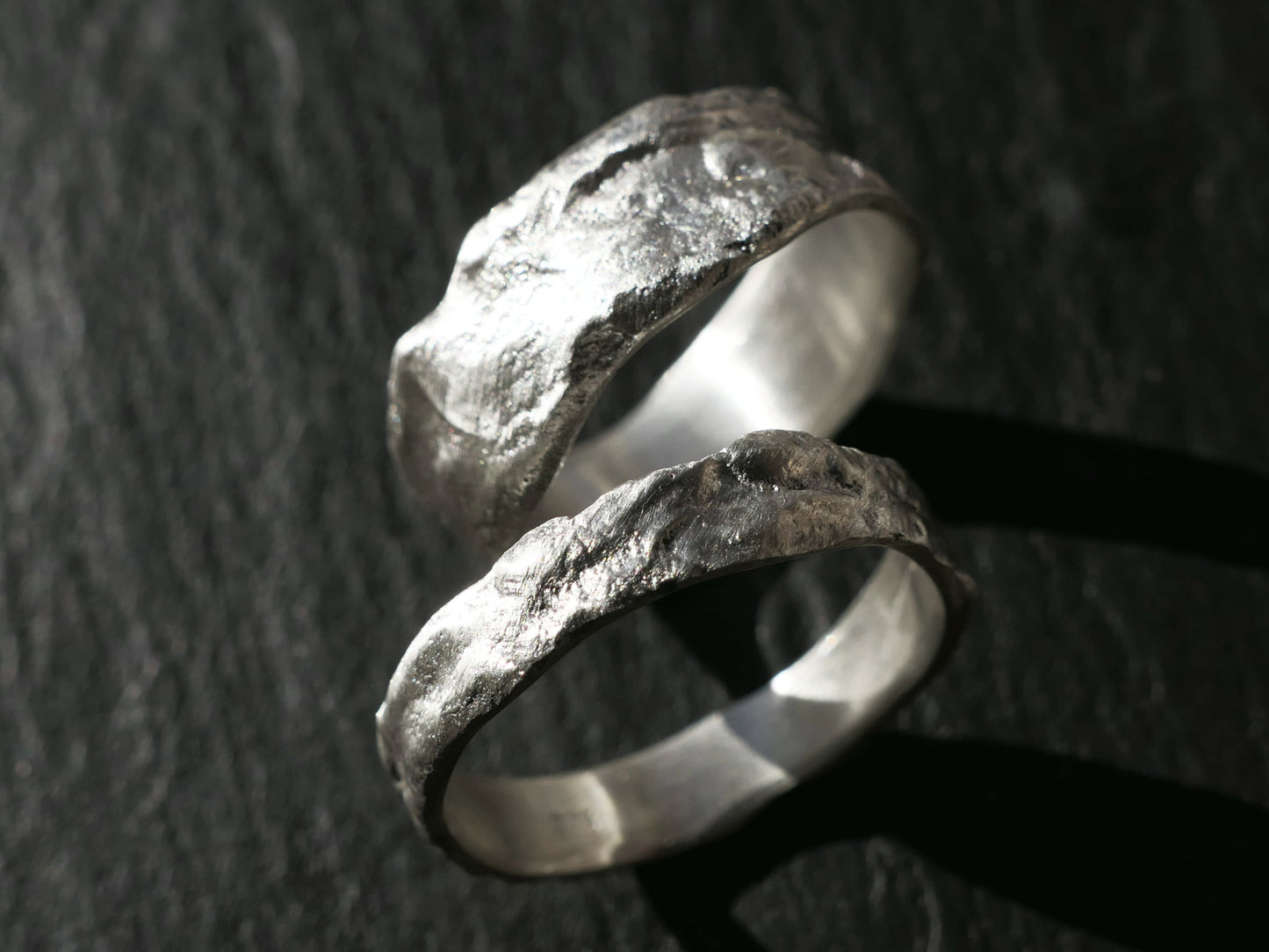 male wedding band ring set