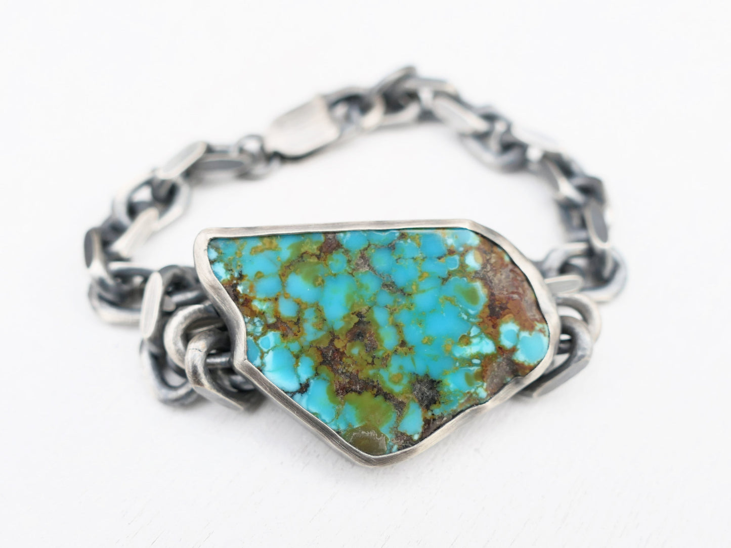 Statement Turquoise Nugget Bracelet