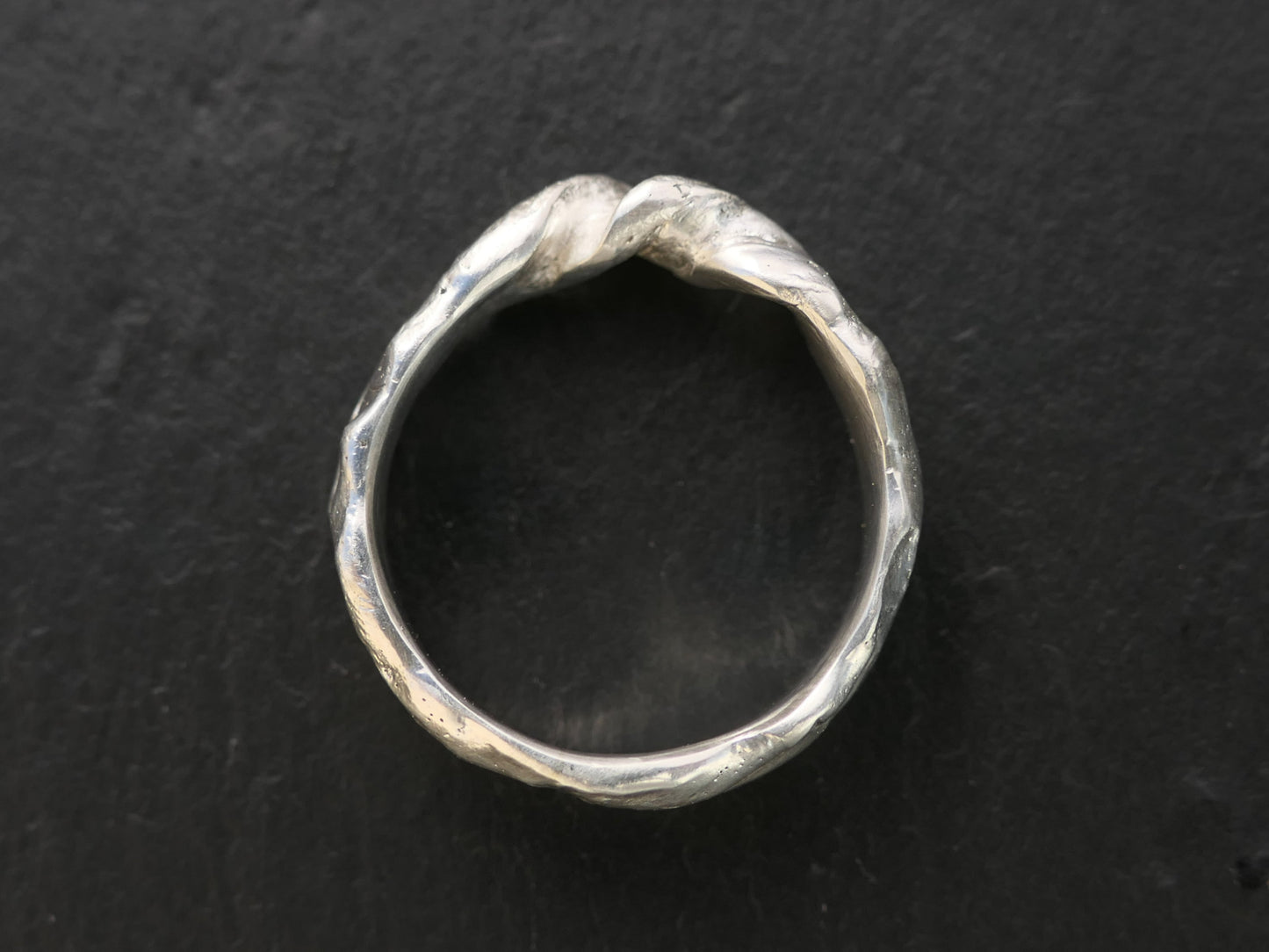 Unique Silver Infinity Ring