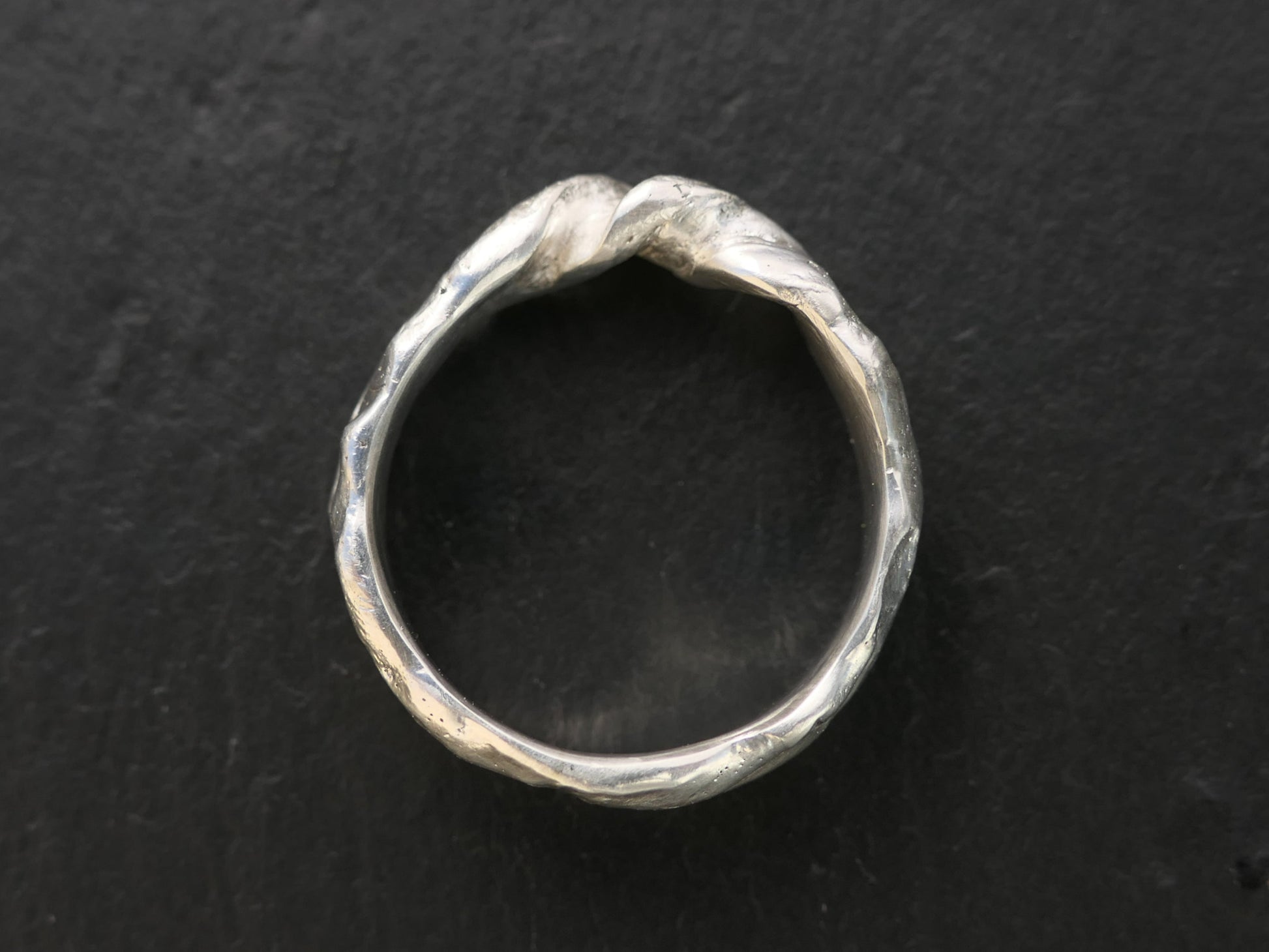 Unique Silver Infinity Ring