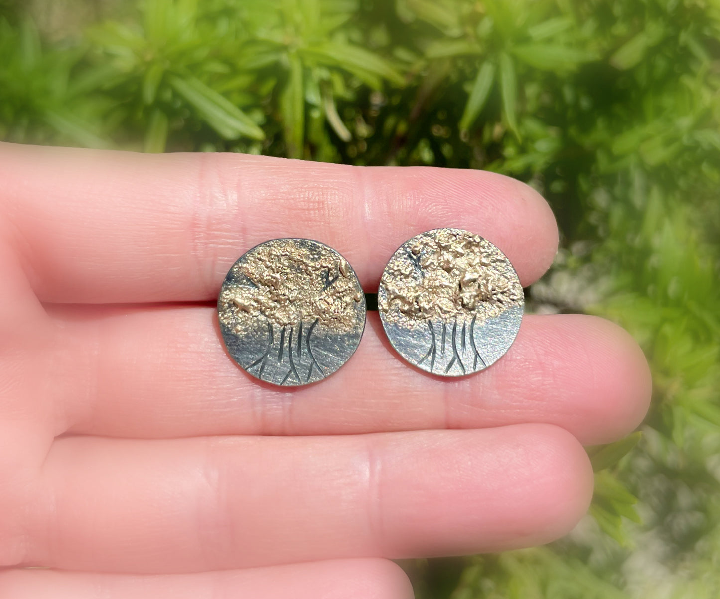 gold cufflinks