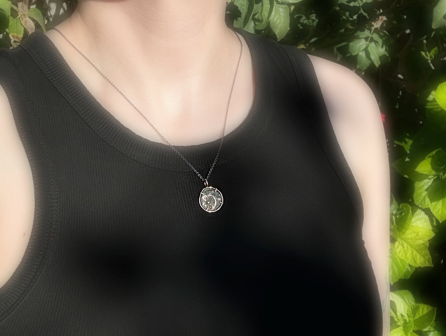 Widows Mite coin necklace for women