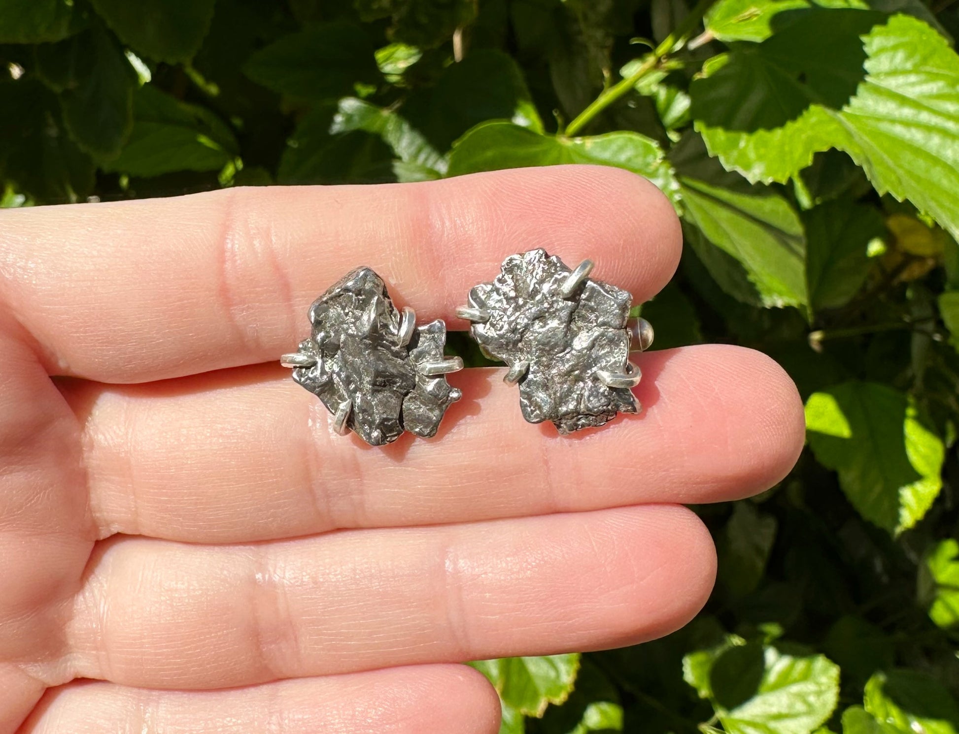 Meteorite Cufflinks gift for men