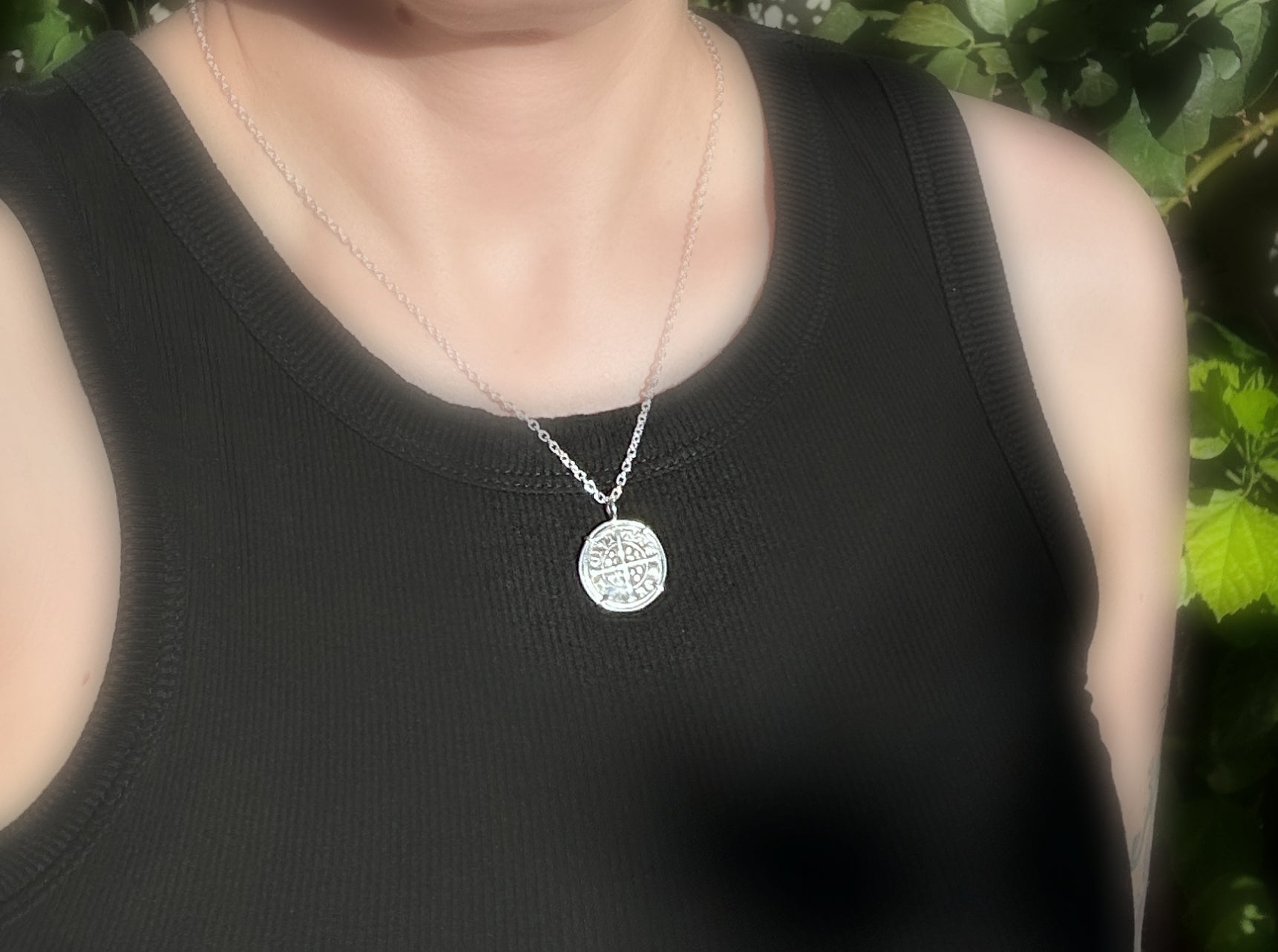 Edward I coin necklace for men and women
