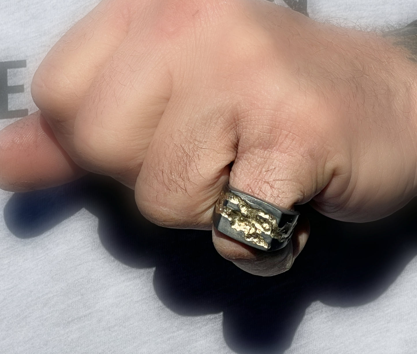 modern signet ring, men's pinky ring