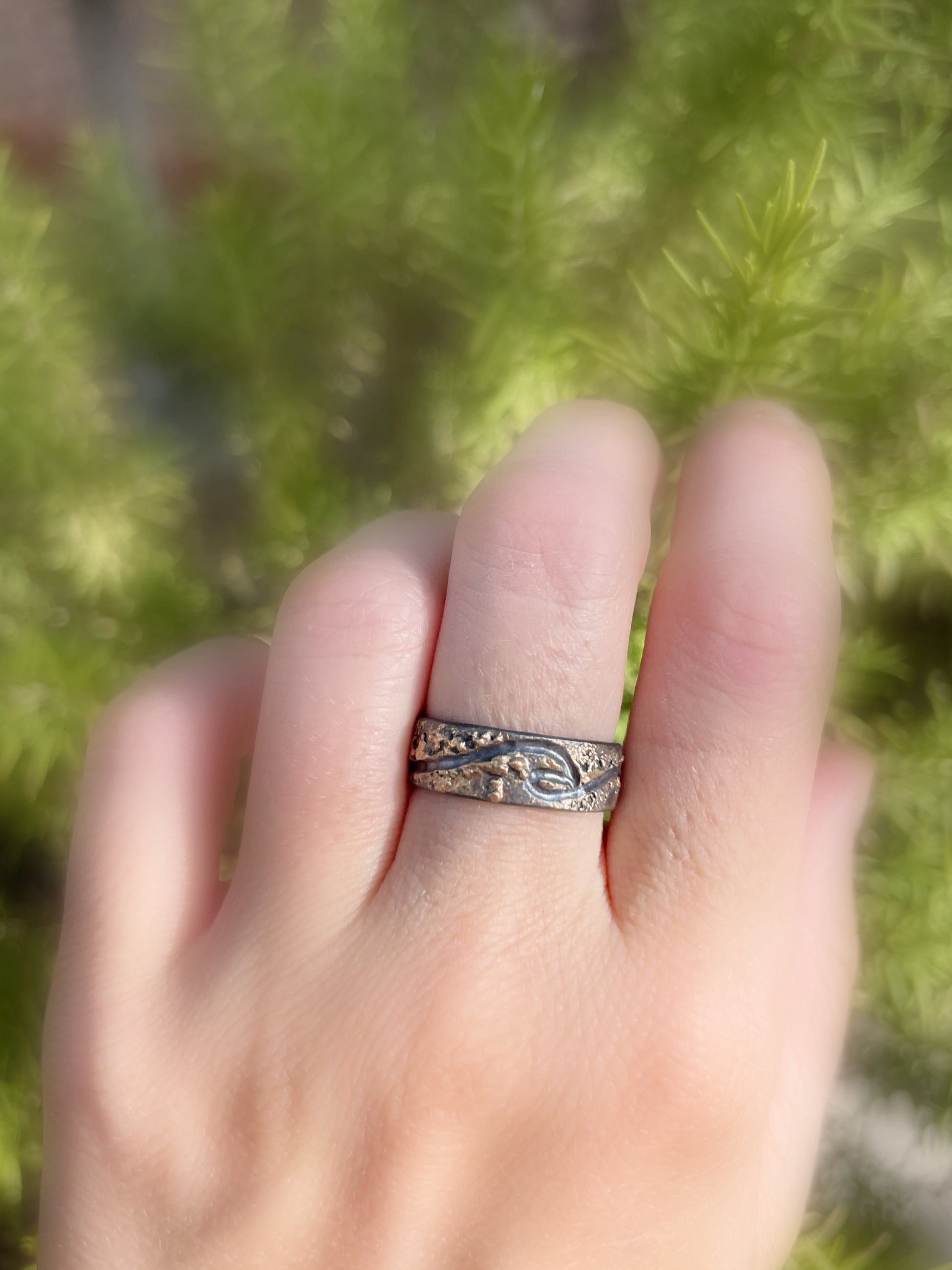 one of a kind wave ring