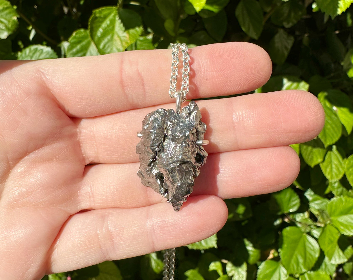 Iron Meteorite Pendant Charm