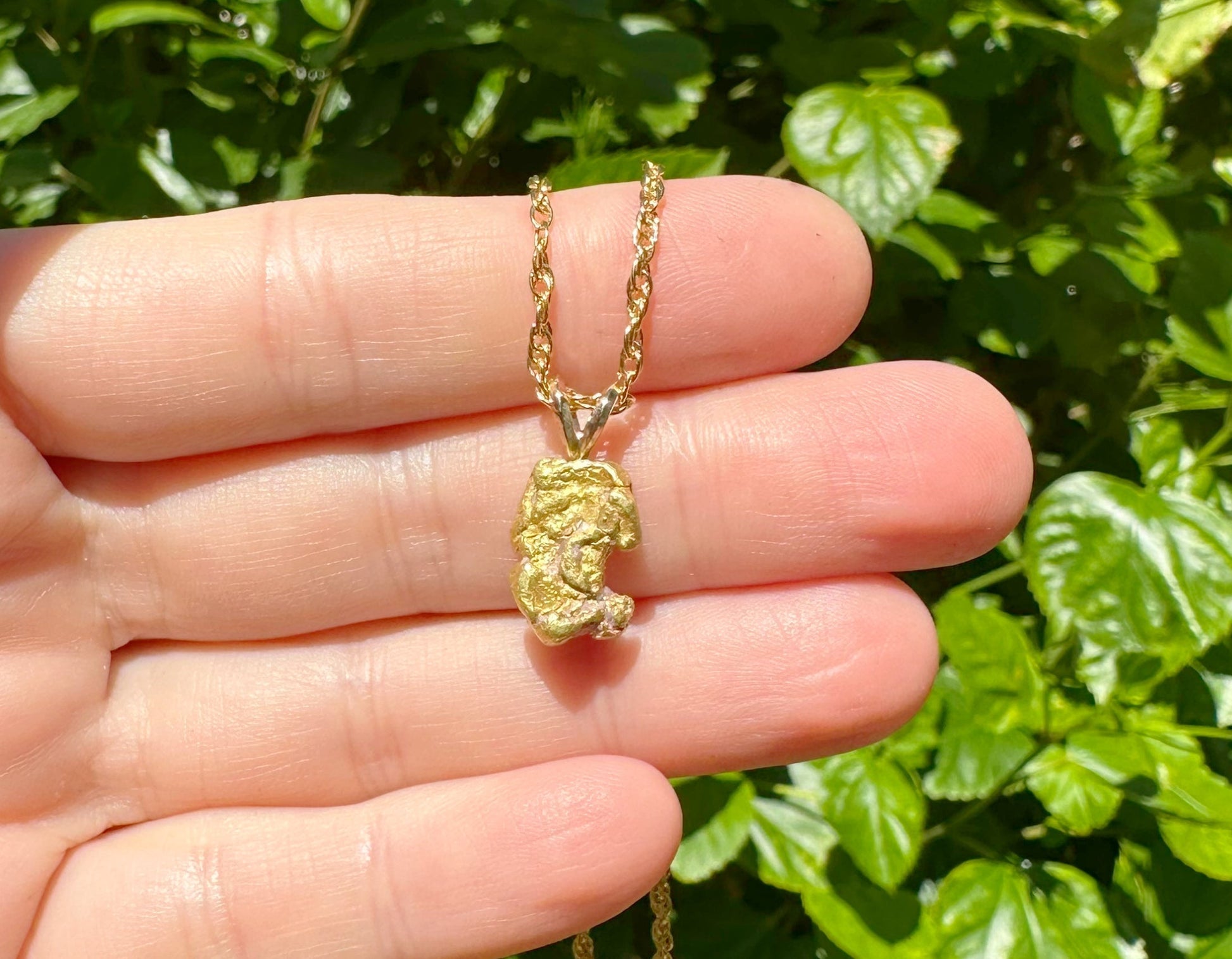 Alaska Gold Nugget pendant