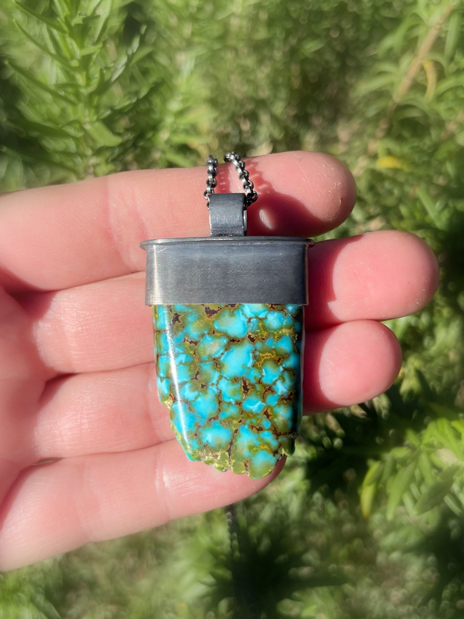 blue turquoise pendant