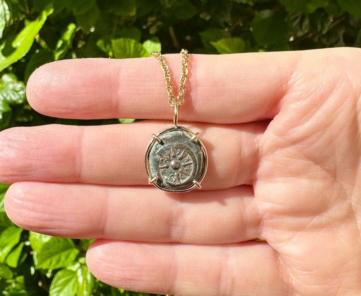 authentic widows mite coin charm coin jewelry