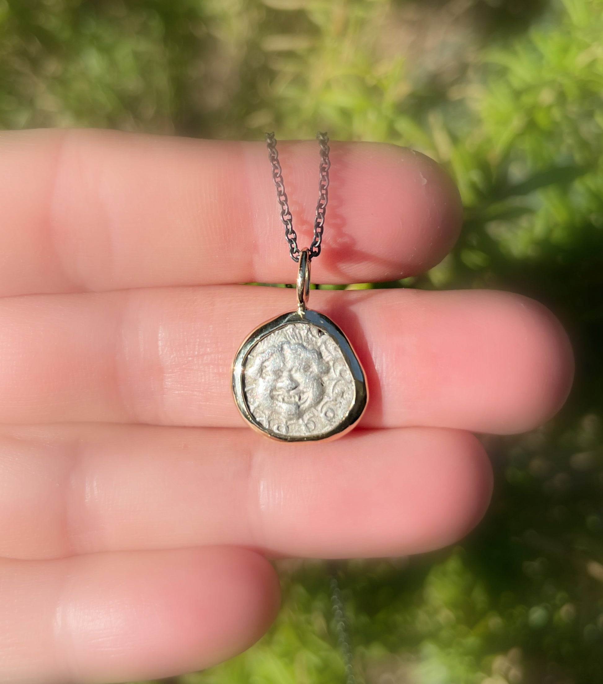 ancient Medusa coin, unique gift for women