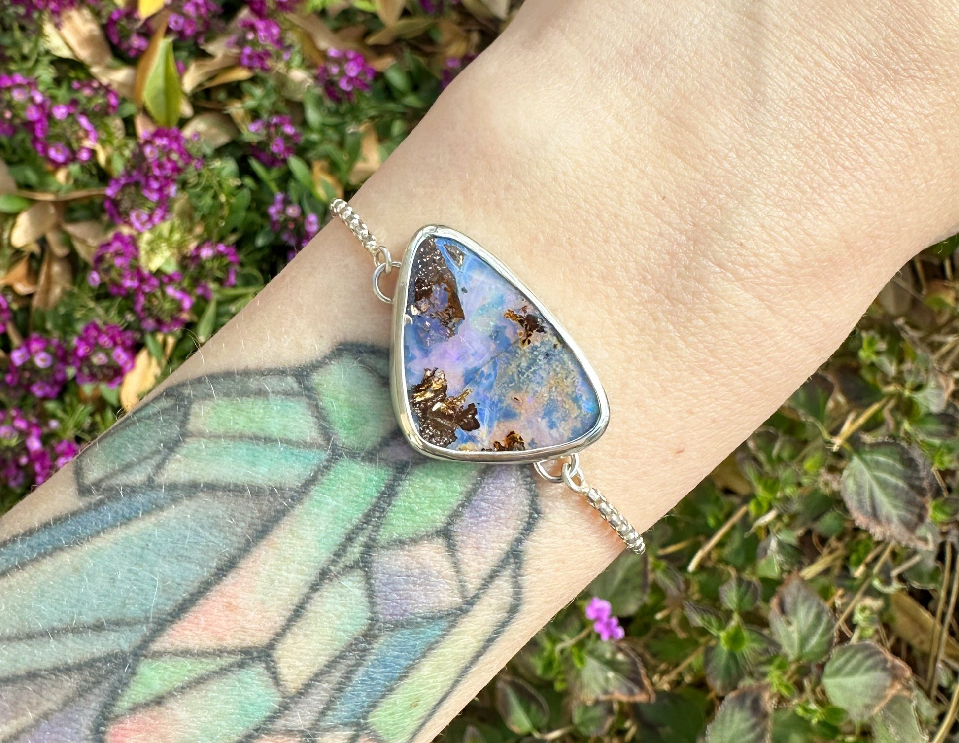 Adjustable Boulder Opal Bracelet