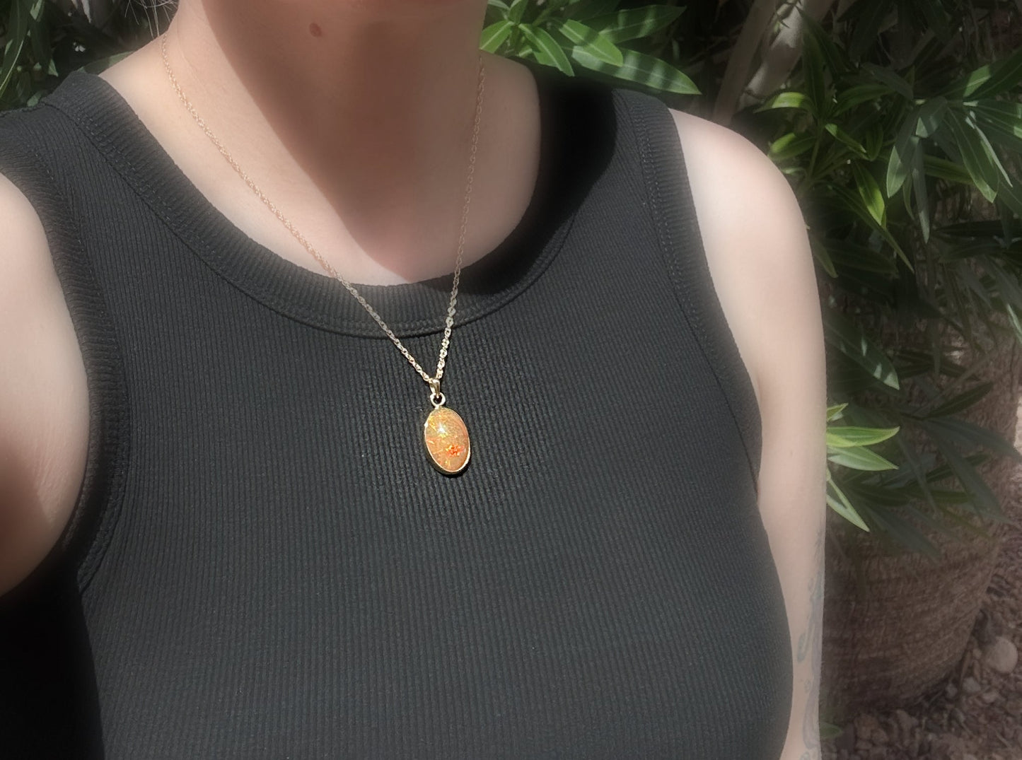 honeycomb welo opal gemstone necklace