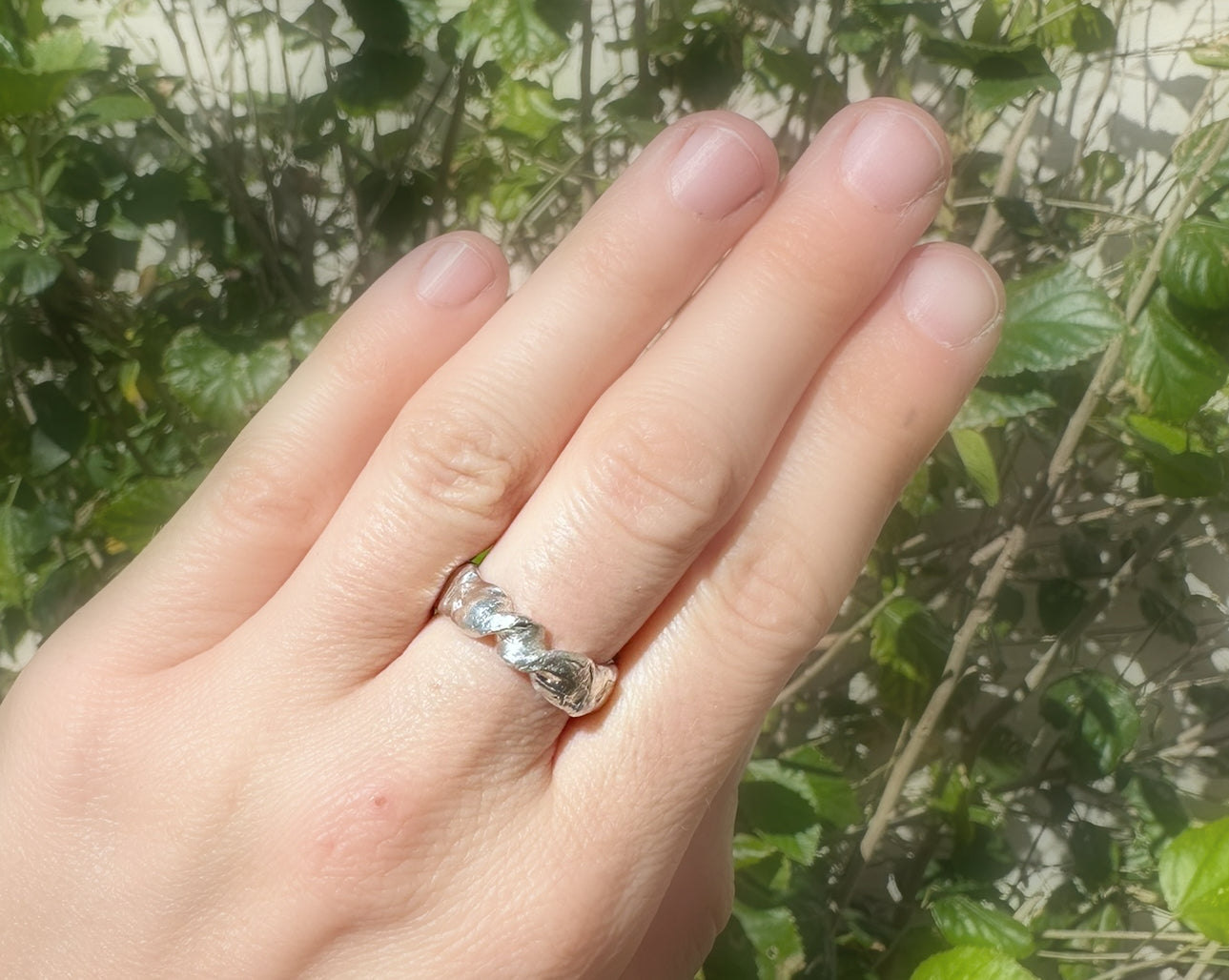 Silver Infinity Ring for women